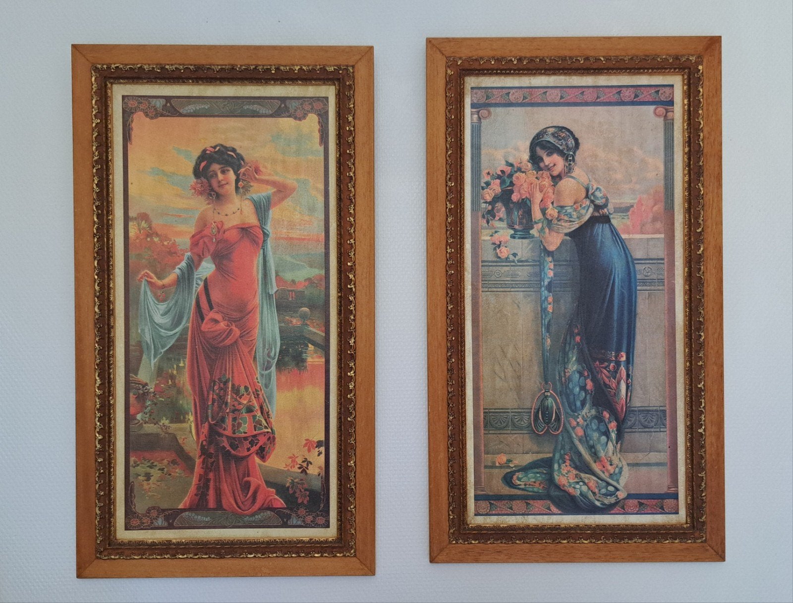 Œuvres d'art Belle Époque Gaspar Camps femme Mucha style, Enlèvement ou Envoi
