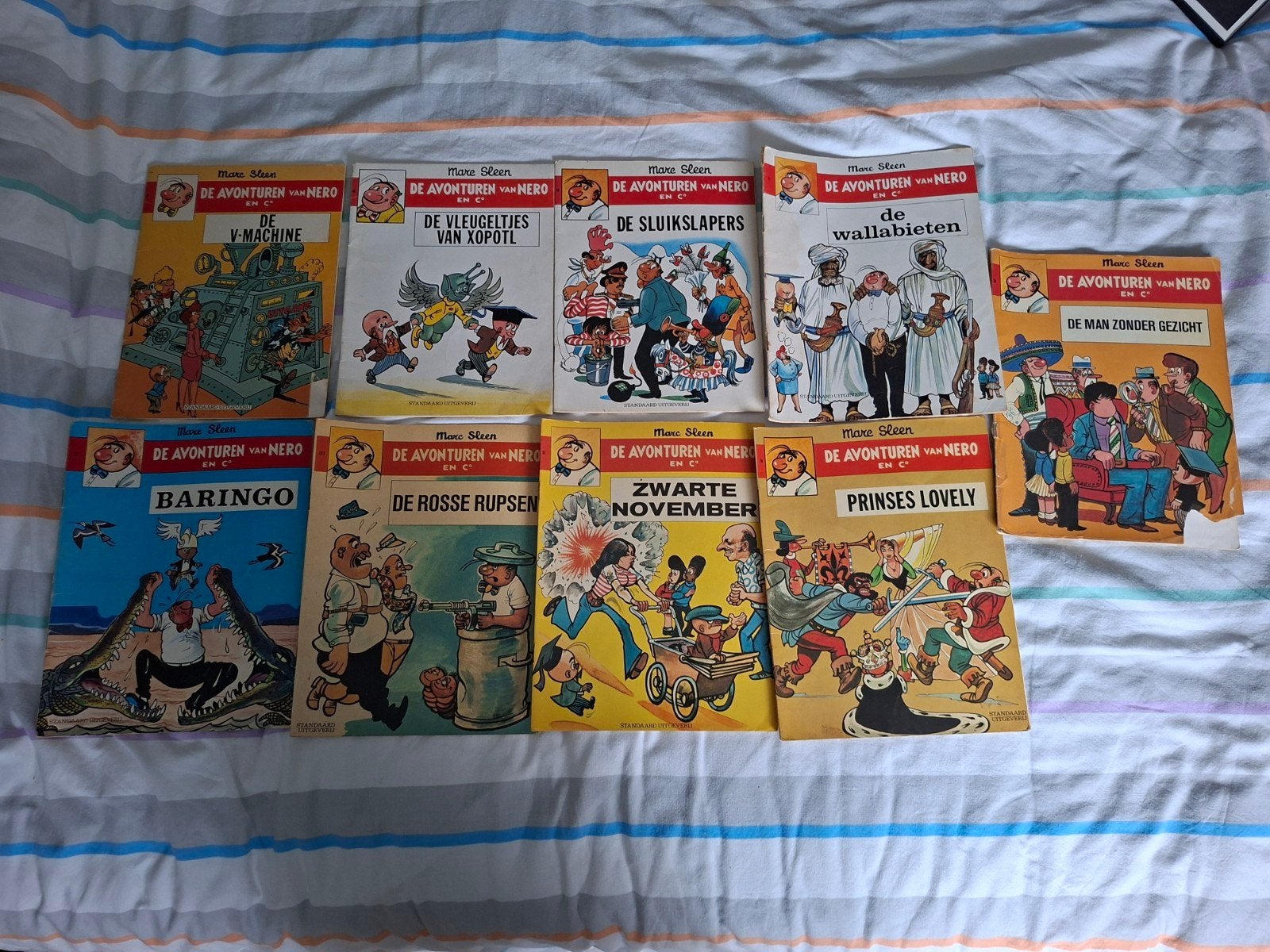 Oude strips te koop, Enlèvement