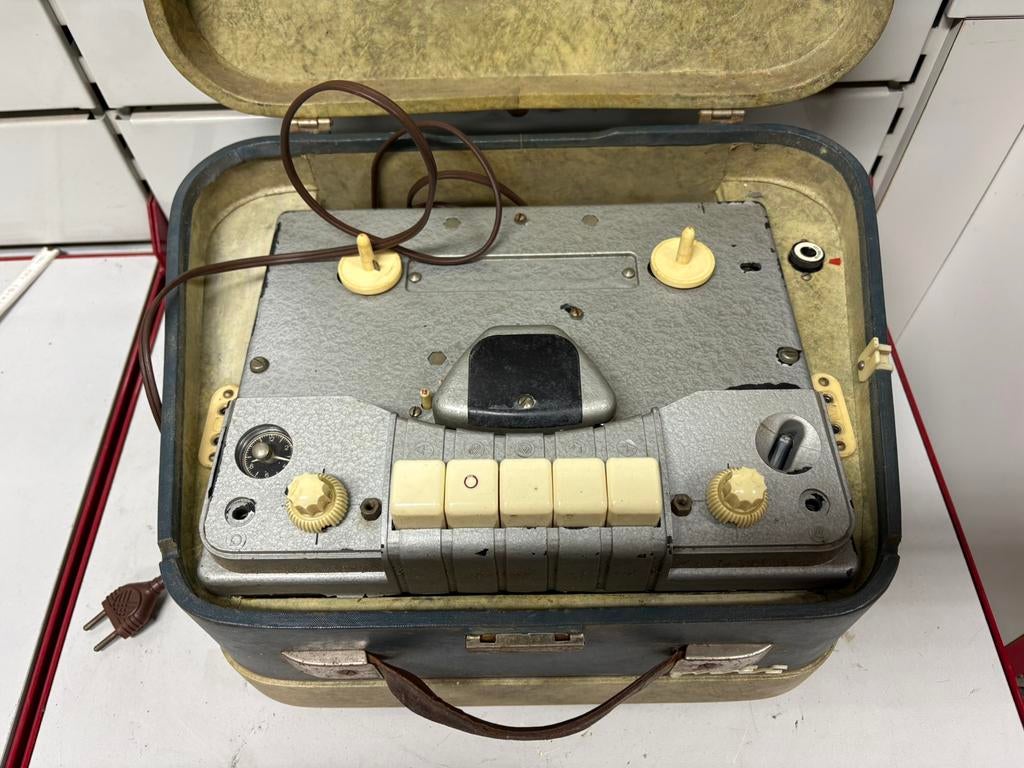 Vintage ACEC Sonics cassetterecorder uit 1950, Ophalen, Bandrecorder