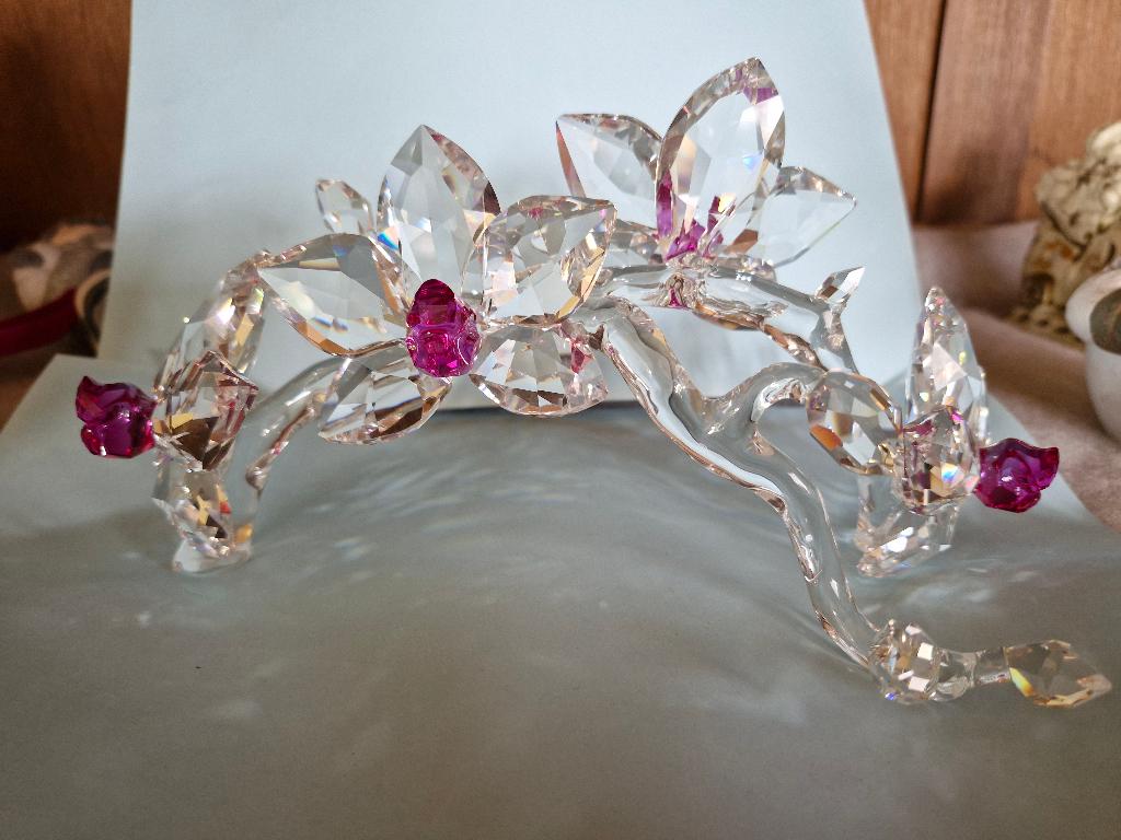 Swarovski orchideentak, Ophalen of Verzenden, Zo goed als nieuw, Figuurtje