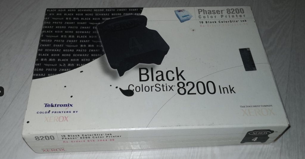 Encre solide imprimante Textronix Phaser 8200 Noir, Computers en Software, Printerbenodigdheden, Verzenden, Nieuw, Overige typen