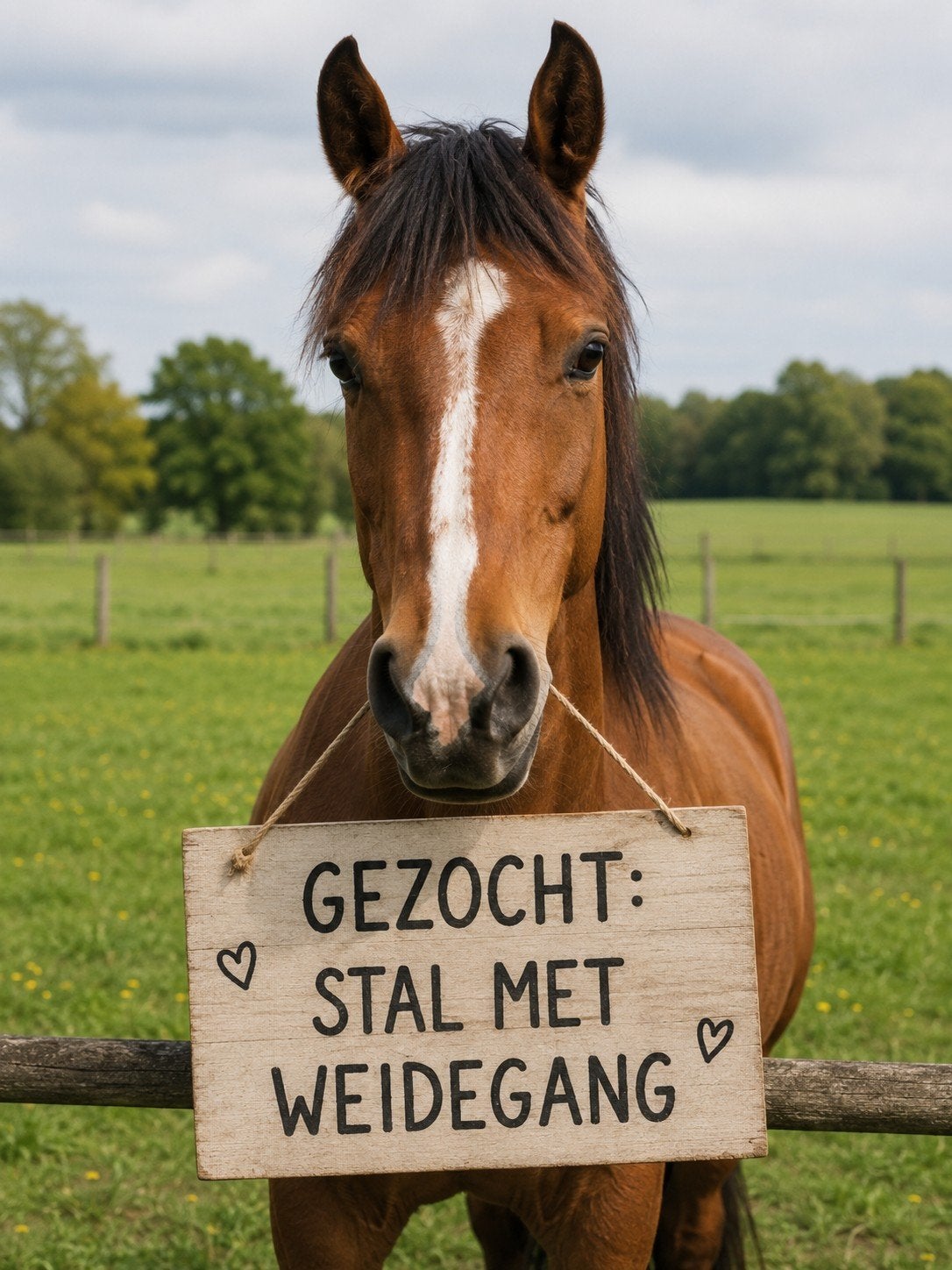 Gezocht pensionstal weidegang POPPEL, Dieren en Toebehoren, Stalling en Weidegang