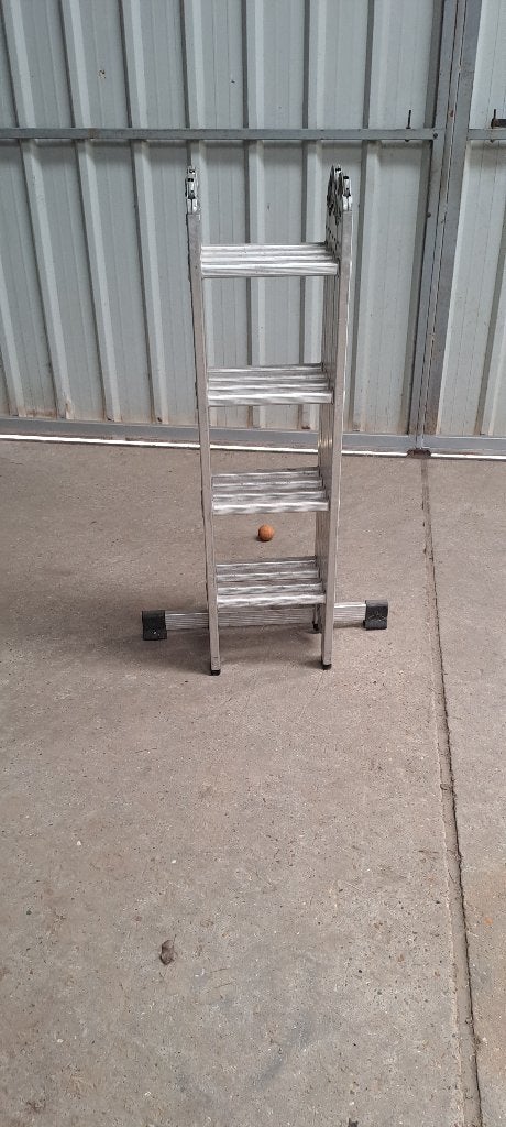 plooiladder, Bricolage & Construction, Échelles & Escaliers, 2 à 4 mètres, Pliable ou rétractable/escamotable, Comme neuf, Échelle