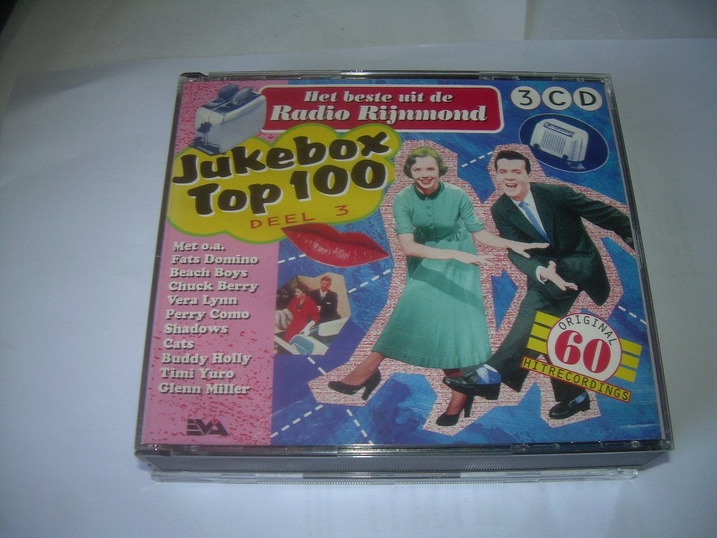 BOÎTE DE 3 CD - JUKE BOX TOP 100 - PARTIE 3, Enlèvement ou Envoi, Comme neuf, Pop, Coffret