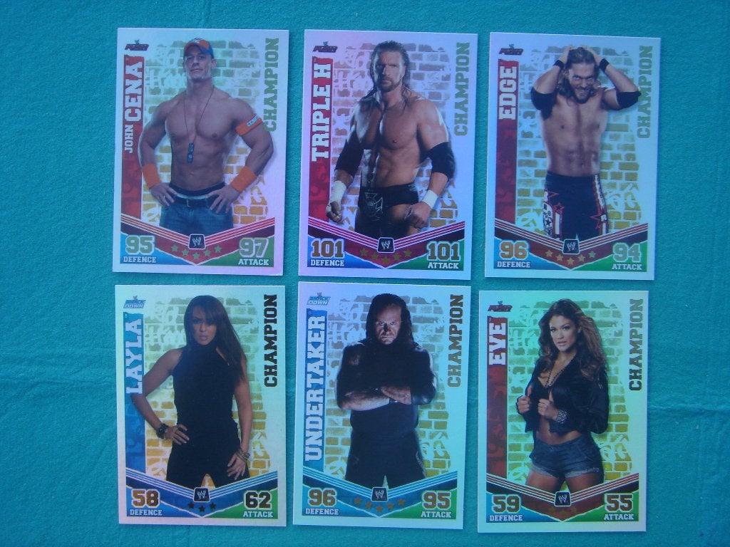 6 ATTAX Mayhem 2010 Topps-kaarten, Ophalen of Verzenden, Zo goed als nieuw, Meerdere plaatjes