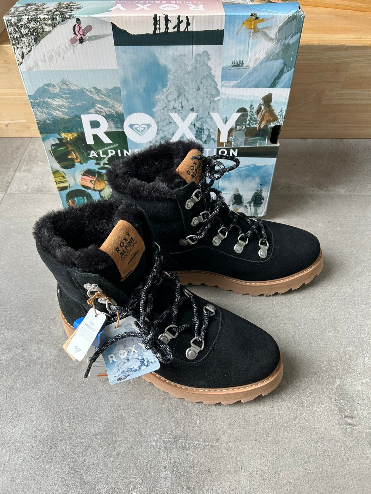 Roxy - Snowboats zwart. Maat 38. Nieuw, Kleding | Dames, Schoenen, Zwart, Snowboots, Nieuw, Ophalen of Verzenden
