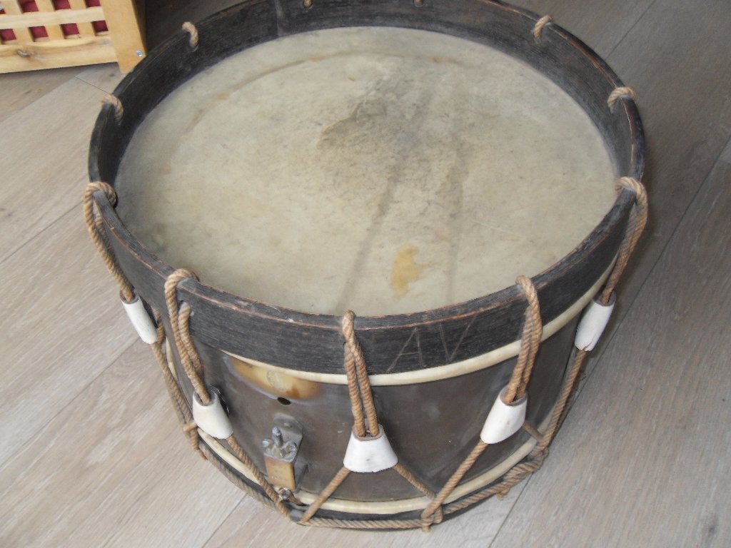 Oude militaire trommel, Ophalen of Verzenden, Gebruikt