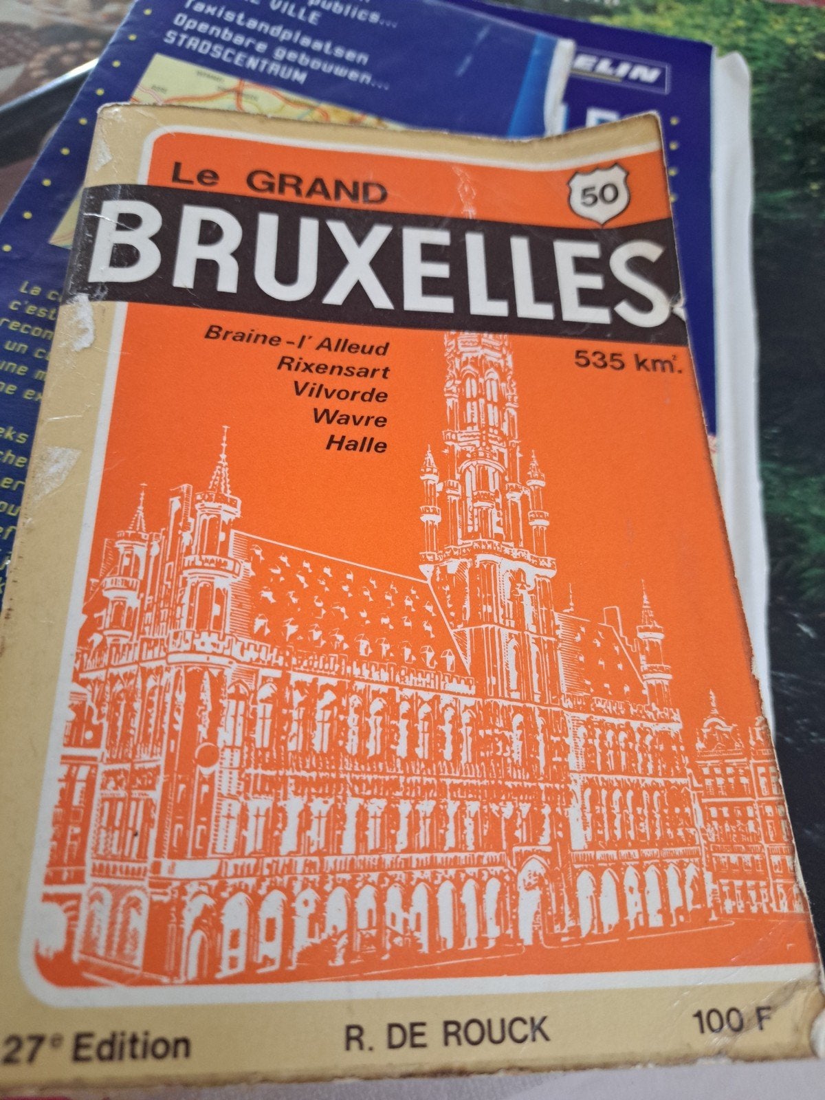 anciennes cartes bruxelles, Livres, Enlèvement ou Envoi, Utilisé, Belgique, Carte géographique