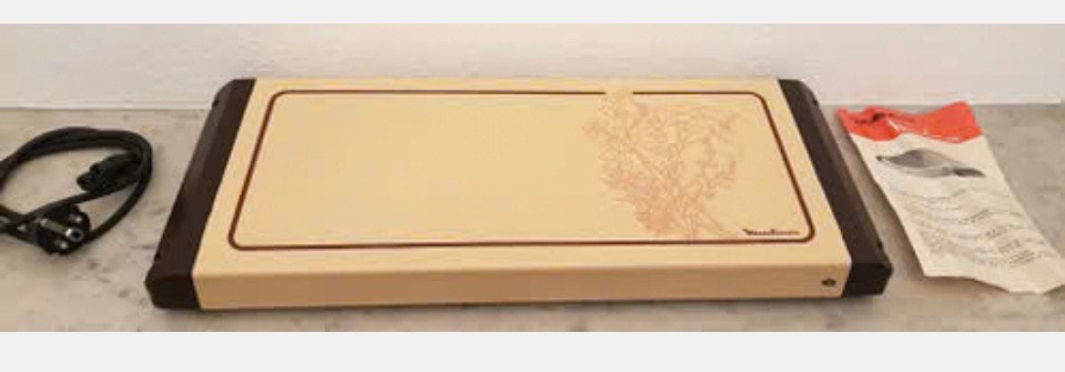 Vintage Moulinex chauffe-plat type 393, Enlèvement, Comme neuf
