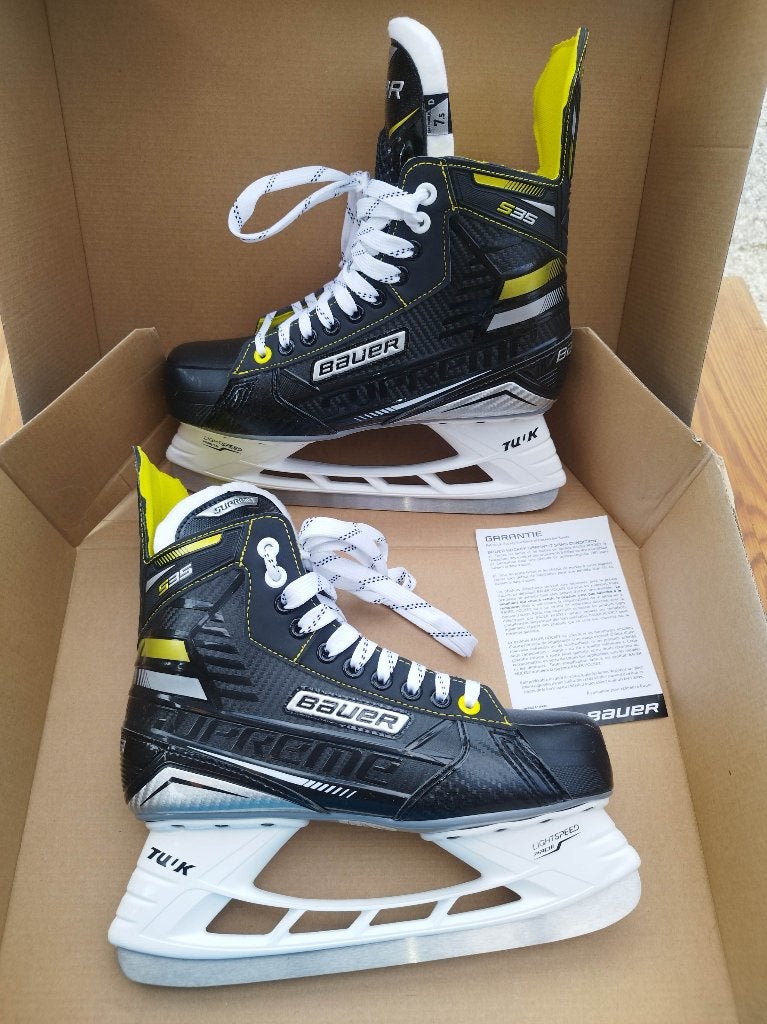 Patins Hockey sur Glace sénior Bauer Supreme S35 Taille 7.5D, Enlèvement ou Envoi, Neuf, Patins