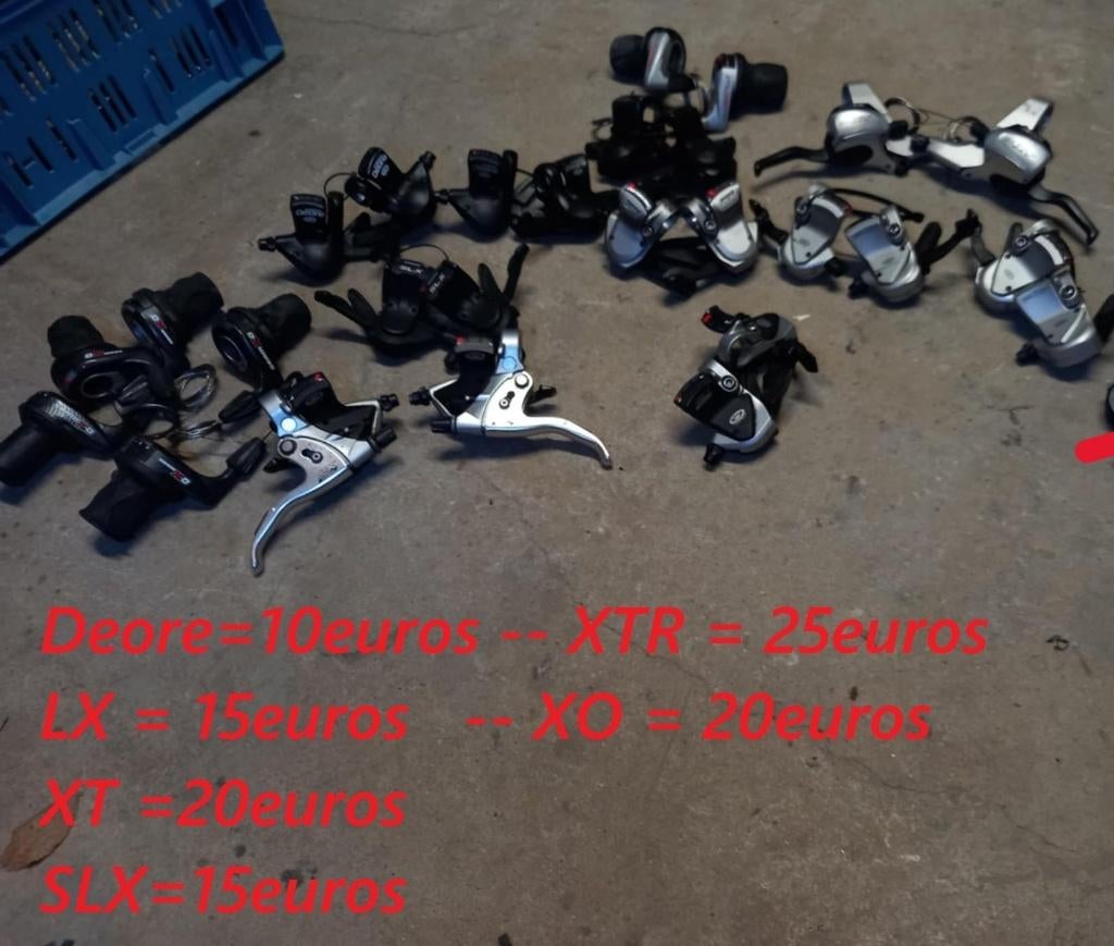 XTR - Hope - Klein - Spinergy - Crossmax - oldschool - Fox, Fietsen en Brommers, Fietsonderdelen, Ophalen