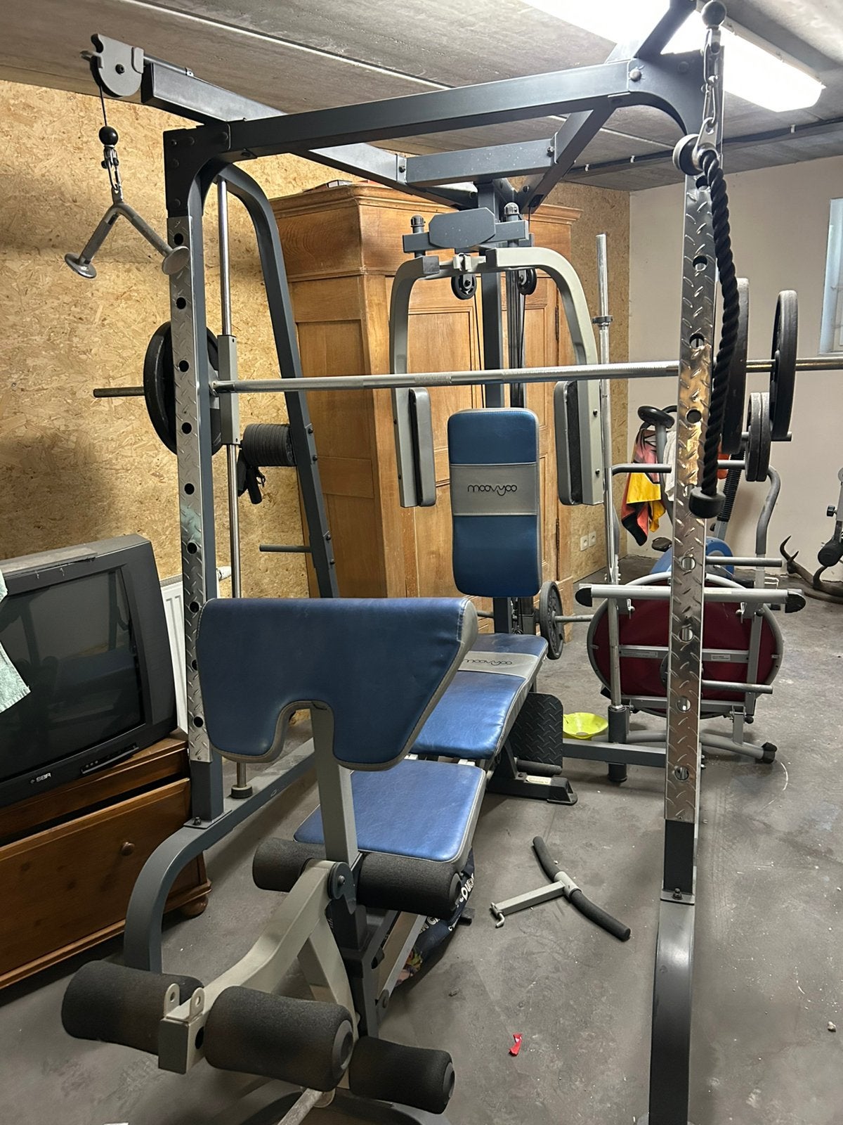 Machine de musculation, Sports & Fitness, Équipement de fitness, Enlèvement, Comme neuf, Bras, Barre d'haltères