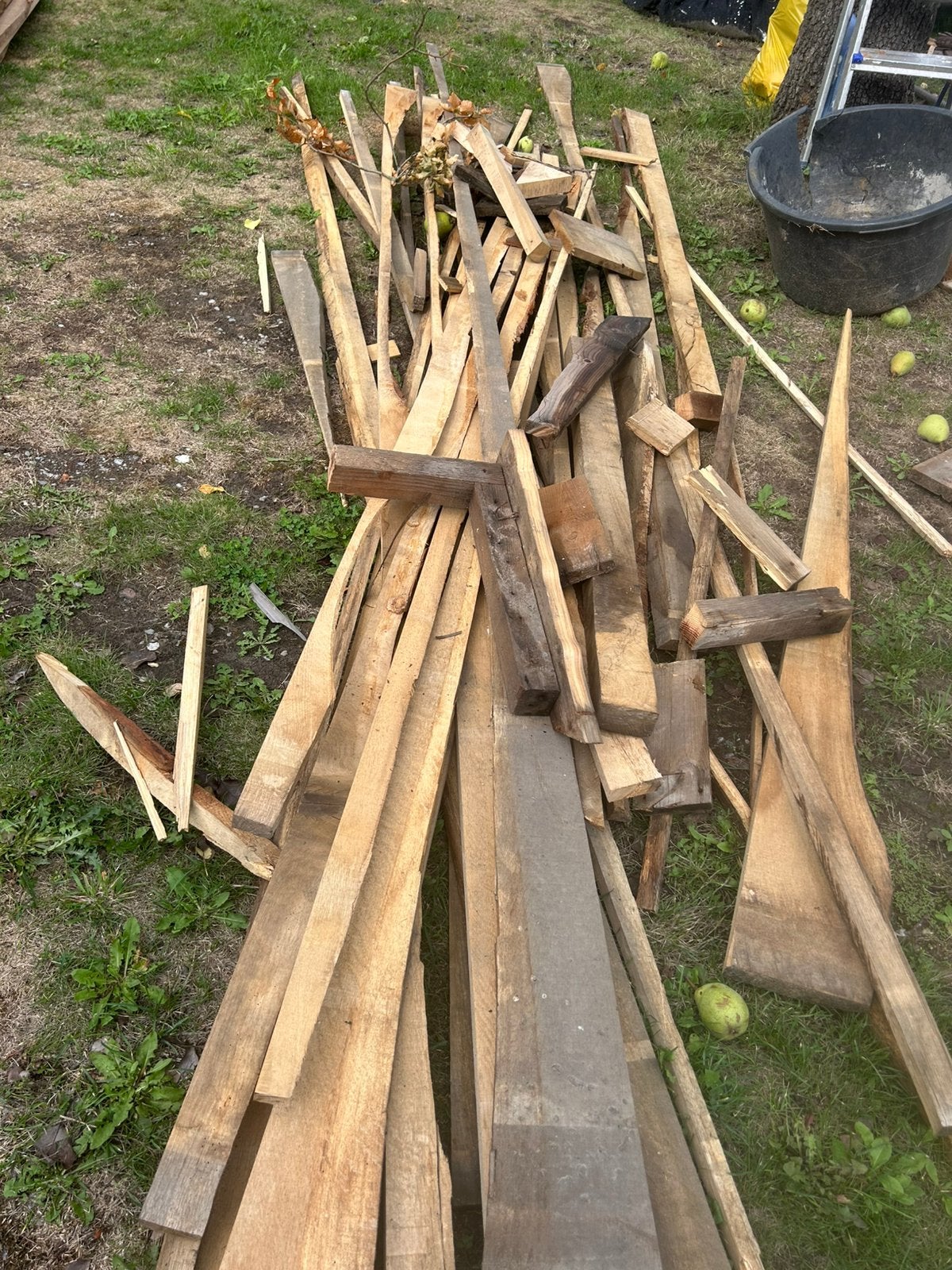 Brandhout - gratis, Tuin en Terras, Ophalen