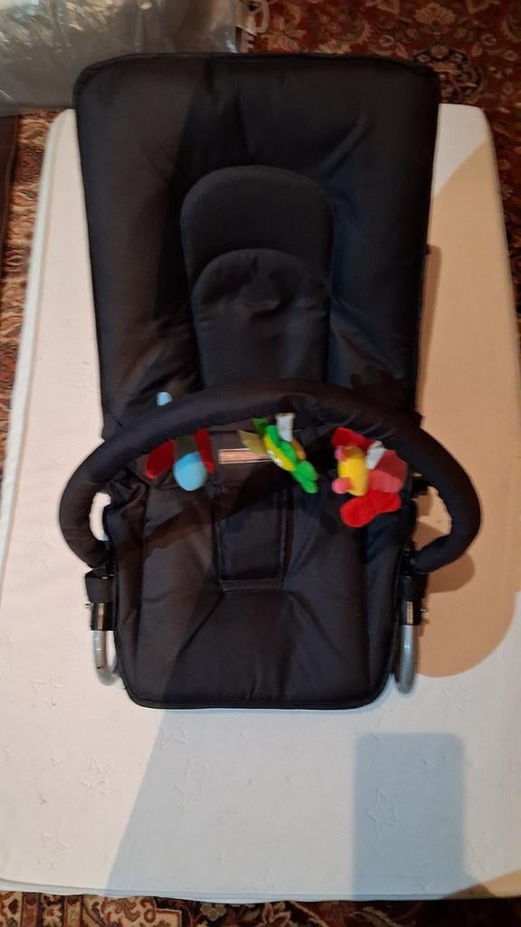 Transat relax noir Topmark avec arche de jeu, Comme neuf, Enlèvement, Avec ceinture(s), Topmark