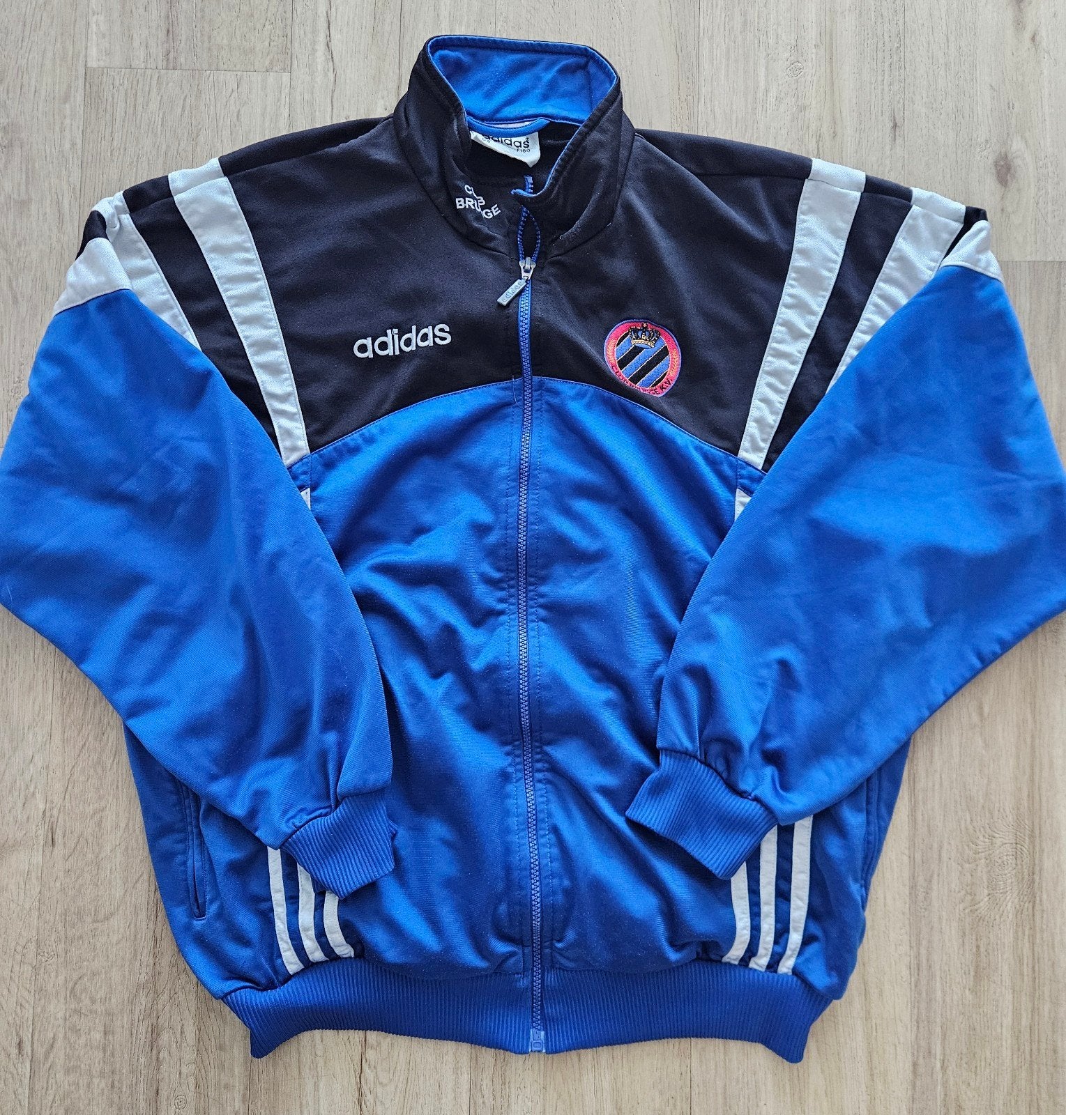 Club Brugge vintage trainingsvest 1994, Ophalen of Verzenden, Gebruikt