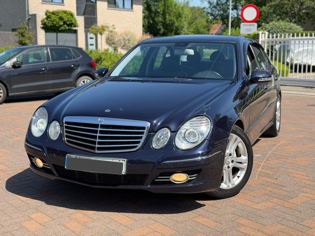 Mercedes-Benz E 220 CDI Avantgarde FaceLift 170Pk! Bj2008*, Auto's, Automaat, Blauw, Bedrijf, 125 kW