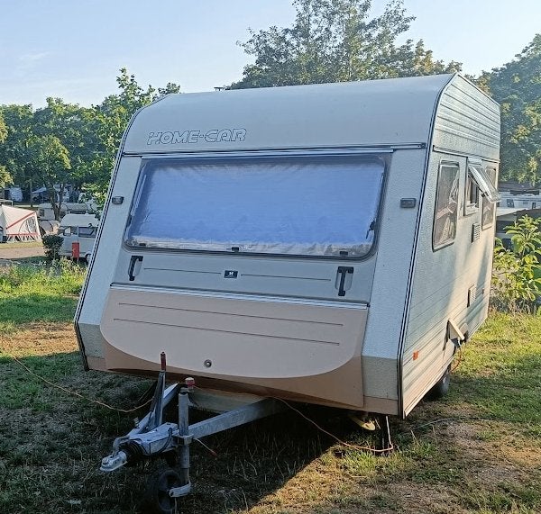 Home-Car caravan – licht (MTM 1000 kg) – ideale starter, Coin salon convertible, Jusqu'à 4 m, Particulier, Siège standard