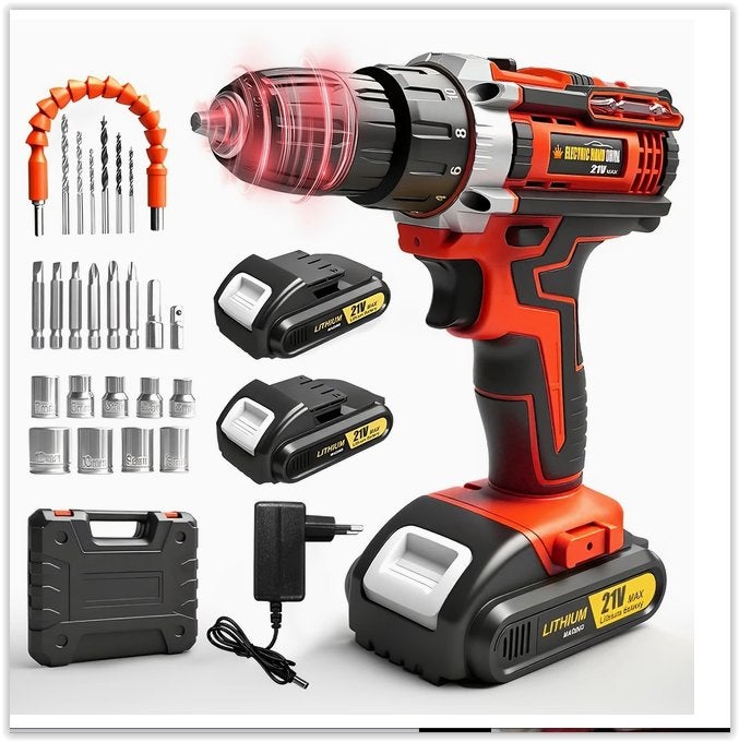 Ensemble de perceuse sans fil. La nouvelle perceuse est, Bricolage & Construction, Enlèvement ou Envoi, Neuf