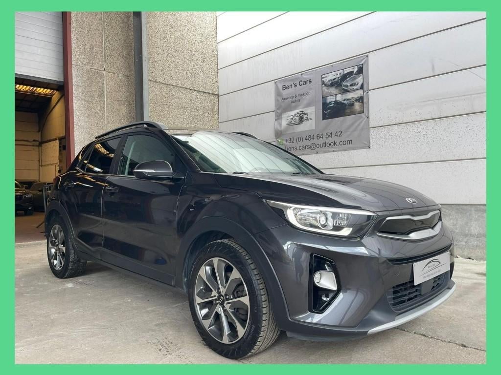 Kia Stonic 1.4i Fusion ISG * Leder/GPS/Camera *, Autos, Kia, Cuir, Argent ou Gris, Achat, Euro 6