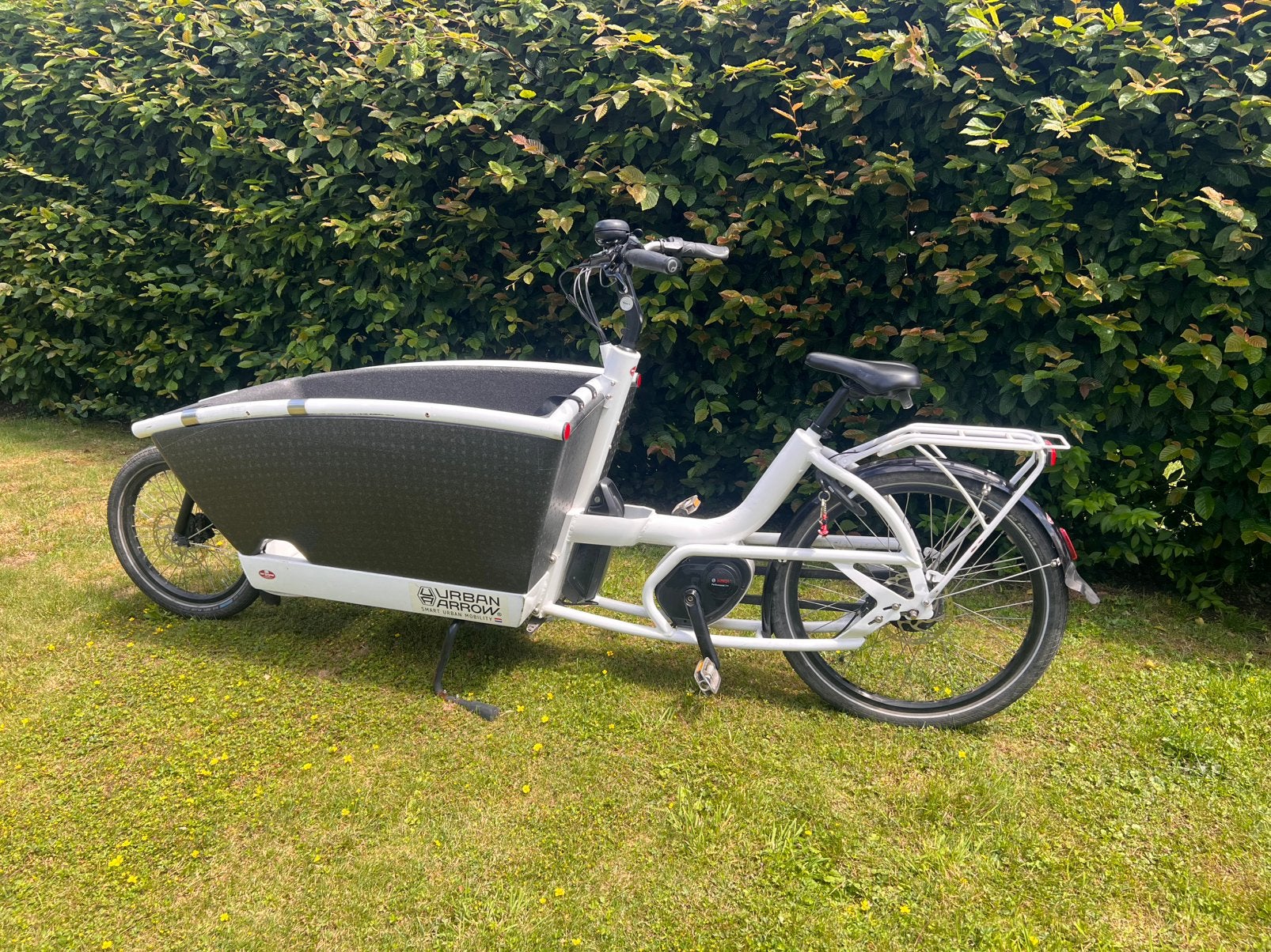 Urban Arrow Family – Bosch Performance – incl. regenkap, Fietsen en Brommers, Gebruikt, Huif, 2 kinderen, Schijfrem