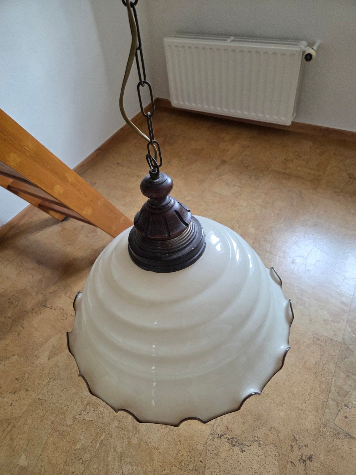 Hanglamp diameter 40 cm, Huis en Inrichting, Ophalen, E27 (groot), Glas, Landelijk