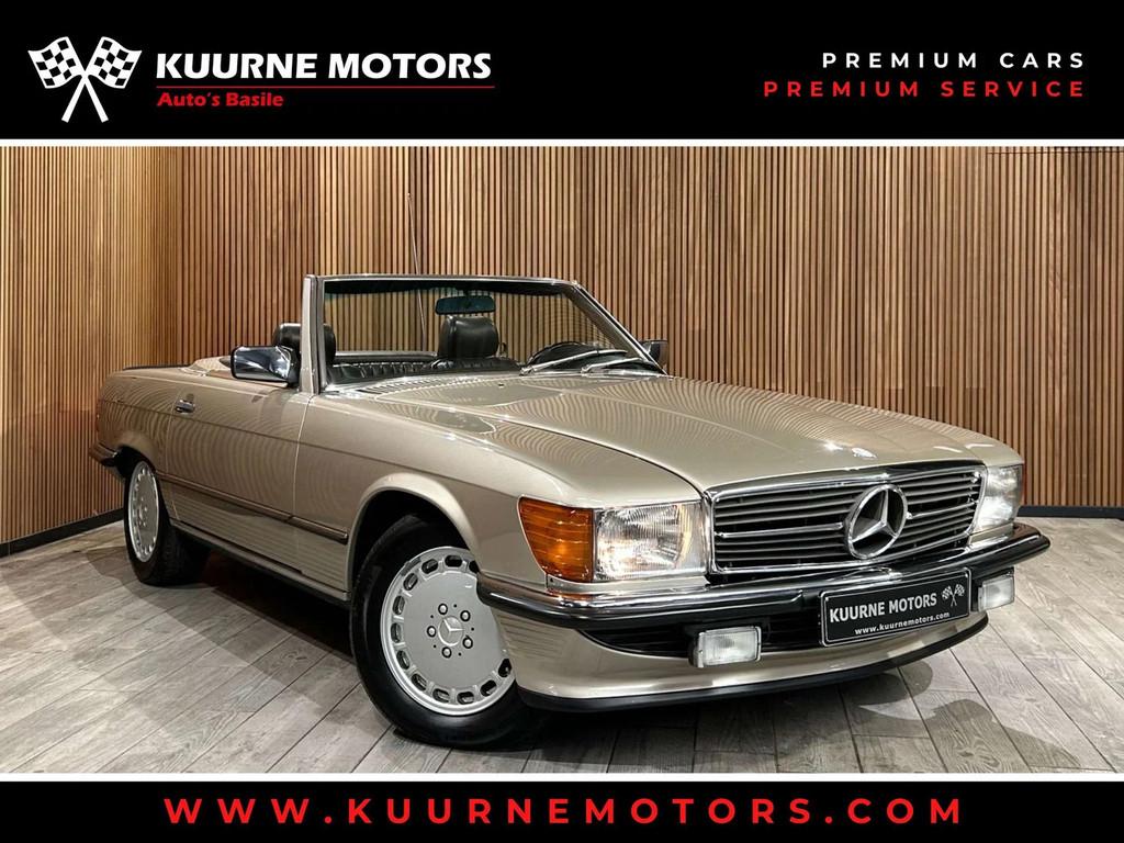 Mercedes-Benz 500-serie 500 SL *ORIGINEEL EUROPEES* Oldtimer, Cuir, Achat, Entreprise, Noir