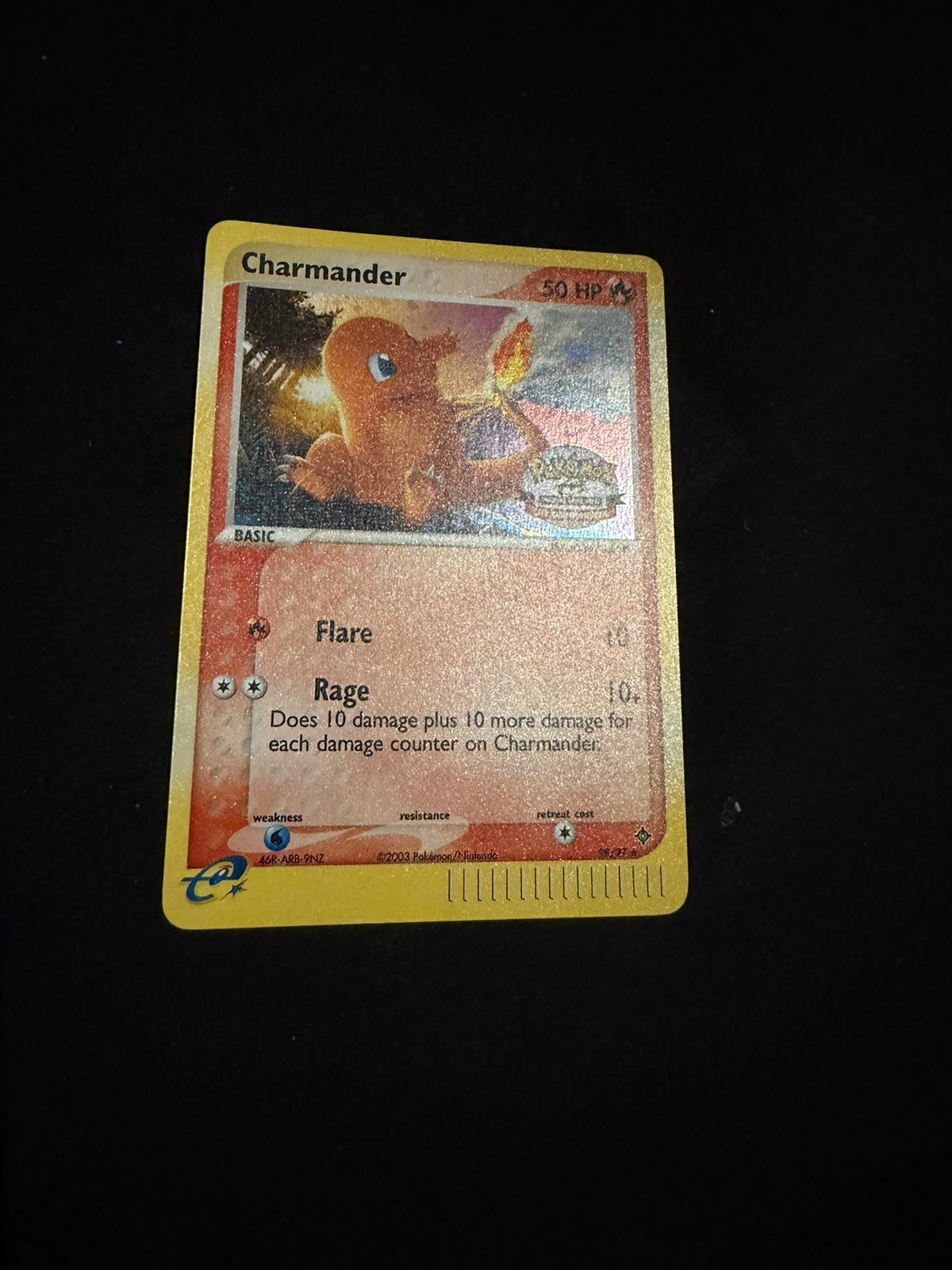 Charmander championship promo secret rare NM, Ophalen of Verzenden, Zo goed als nieuw