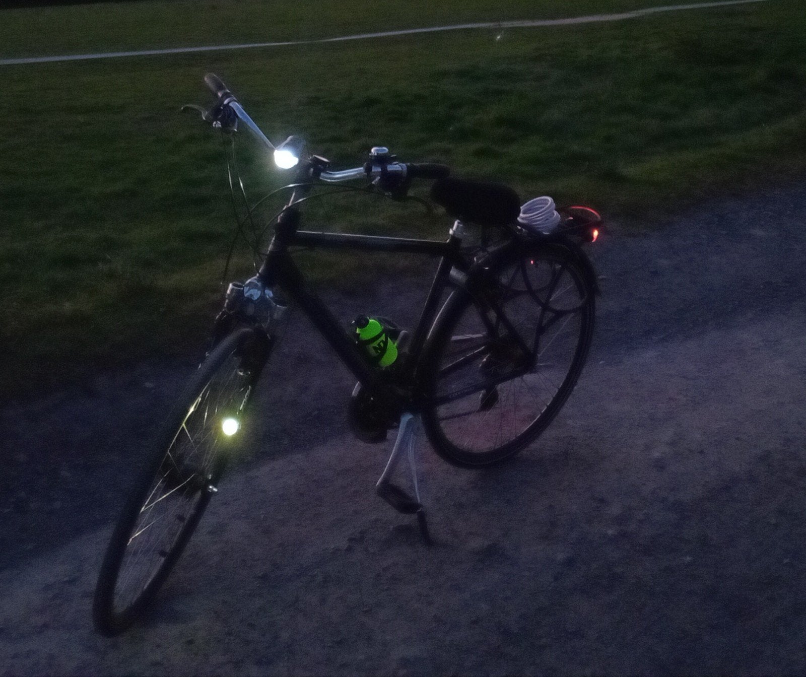 vélo full équipée, Enlèvement