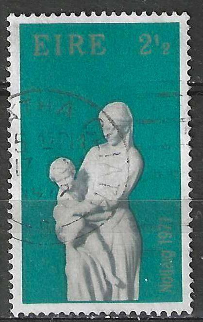 Irlande 1971 - Yvert 274 - La Vierge à l'Enfant (ST), Envoi, Affranchi