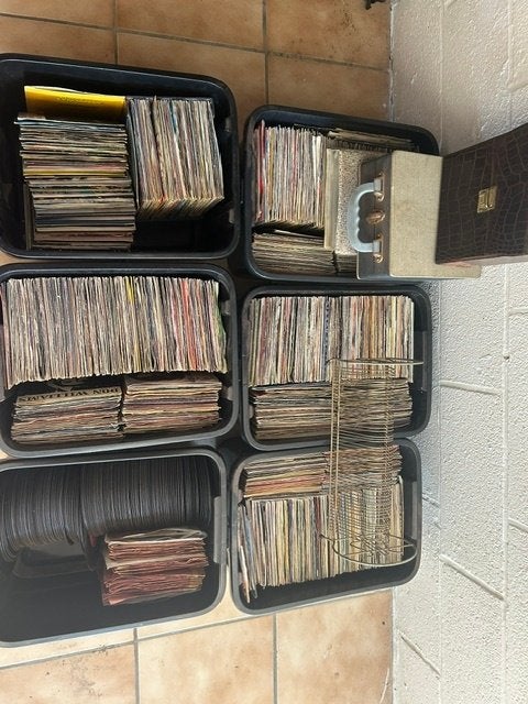 Lot de disques 45t années 70-80, CD & DVD, Enlèvement, Utilisé, Autres genres