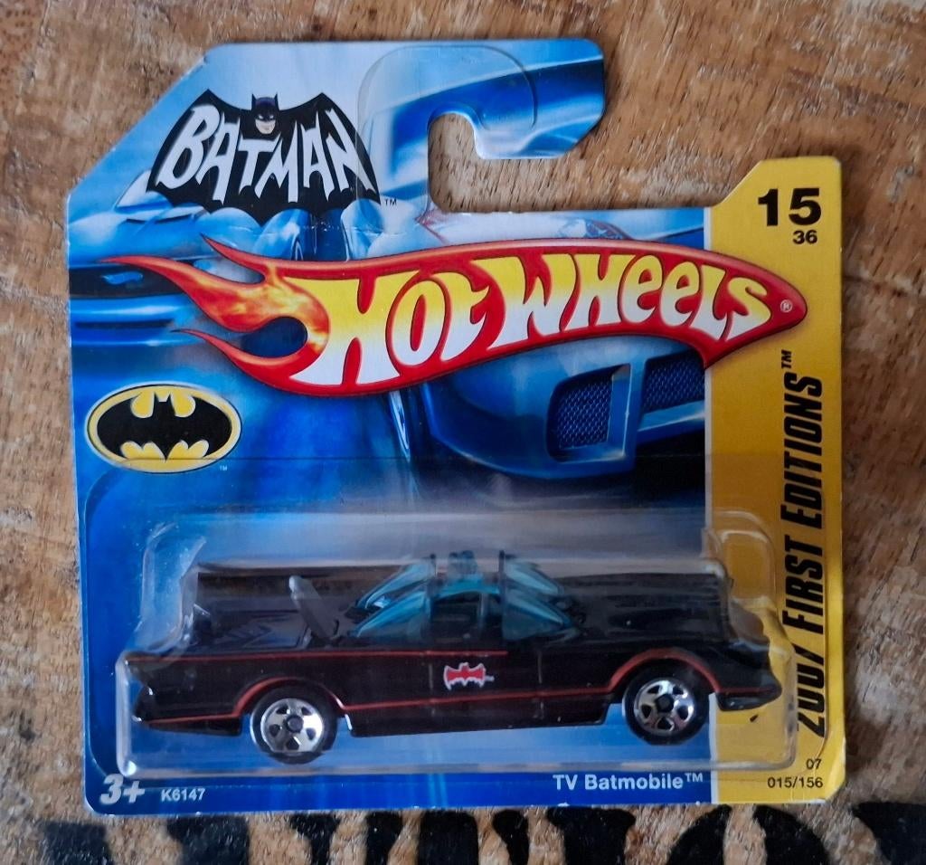 BATMOBILE V8 1966 BATMAN Car HOT WHEELS Mattel NEUF Blister, Ophalen of Verzenden, Nieuw, Auto