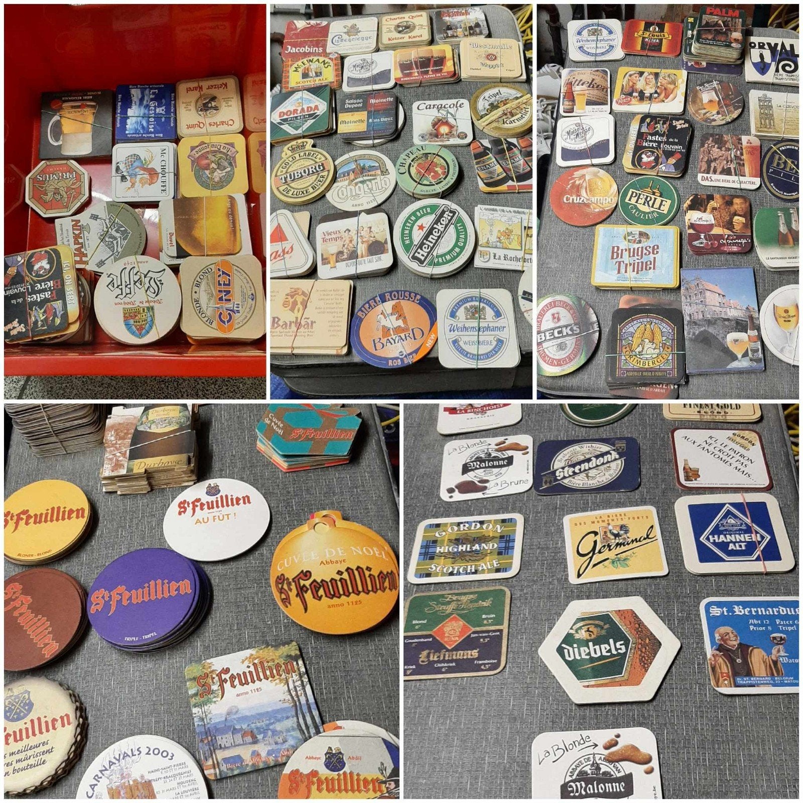 Belangrijk lot van verschillende coasters, Ophalen of Verzenden, Zo goed als nieuw