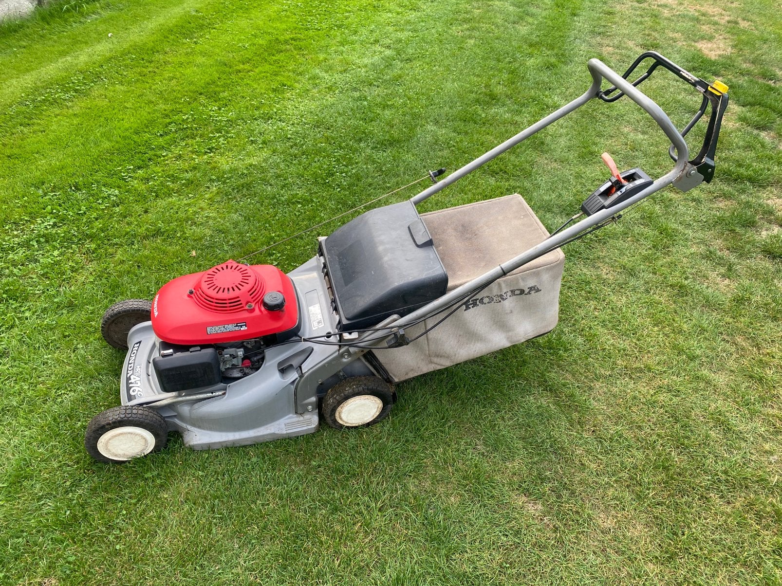 Honda HRB 467c grasmaaier - zelftrekker - vario, Tuin en Terras, Ophalen, Zo goed als nieuw