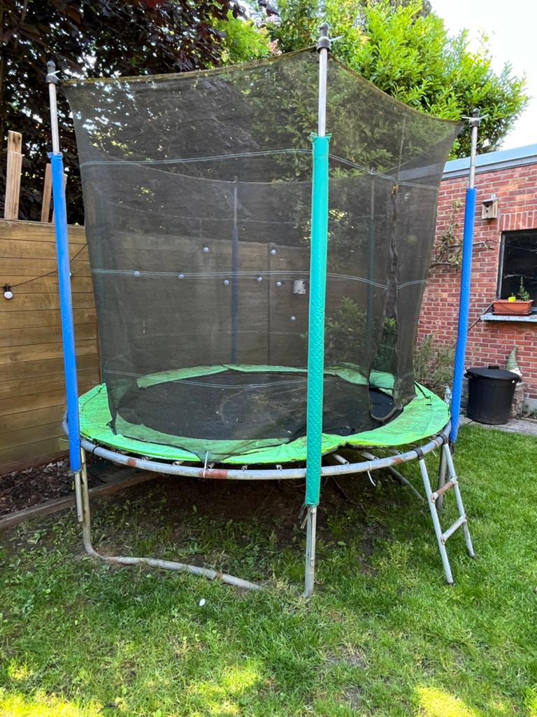 Trampoline, Kinderen en Baby's, Speelgoed | Buiten | Trampolines, Ophalen, Gebruikt