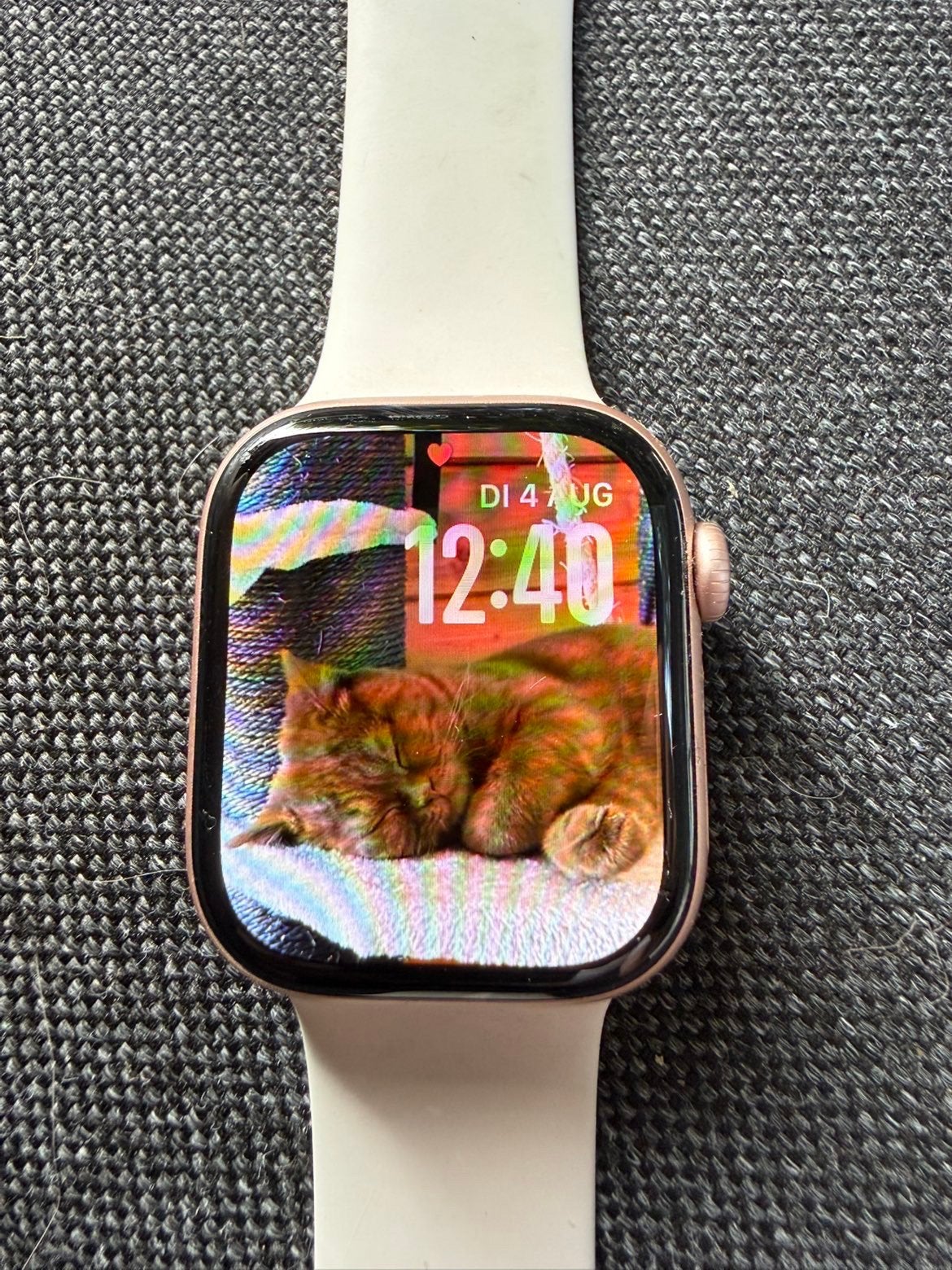 Apple Watch série 10, 42 mm, Étanche, Rose, IOS, Comme neuf