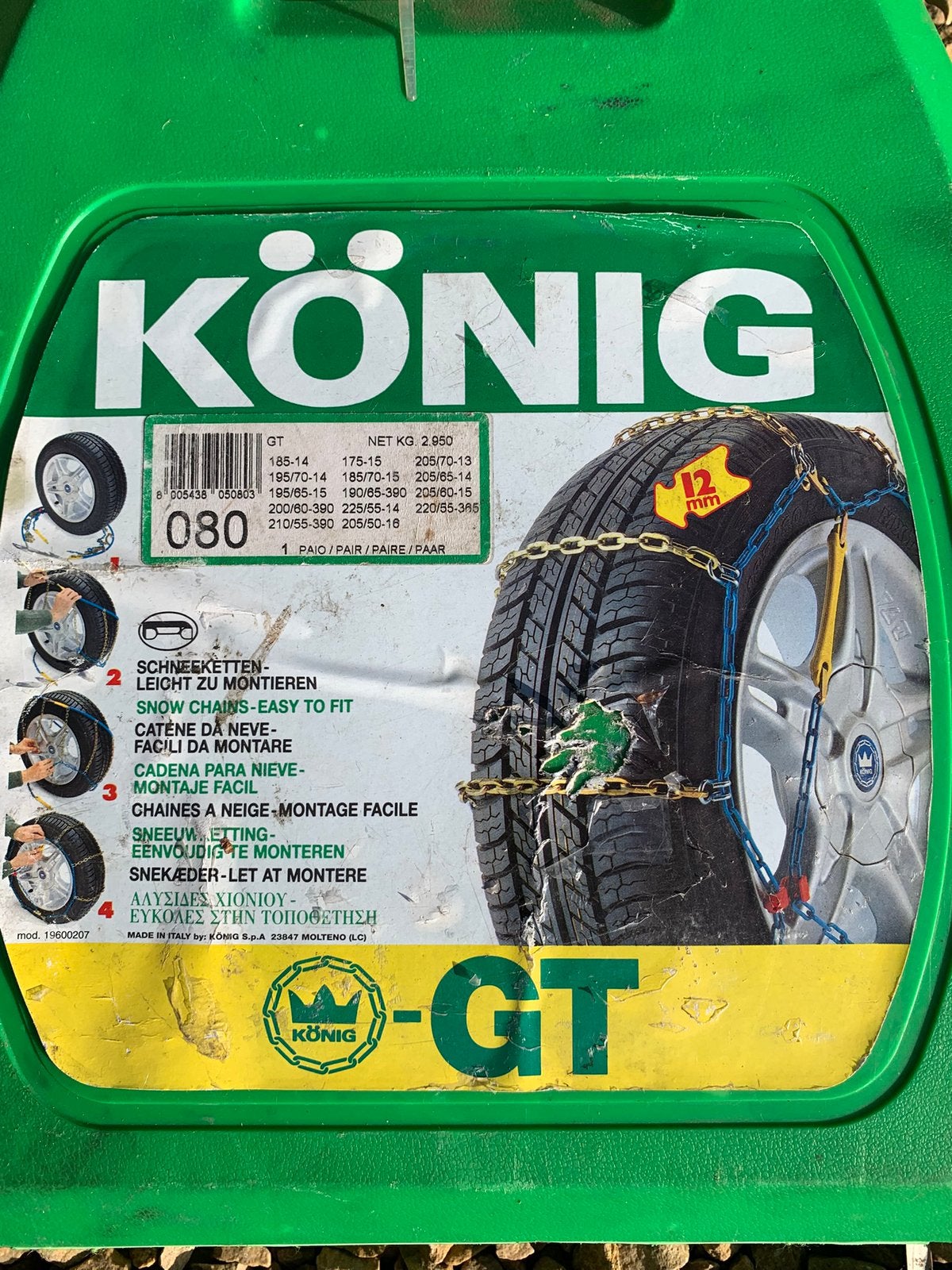 Nouvelles chaînes à neige König, Enlèvement ou Envoi, Neuf