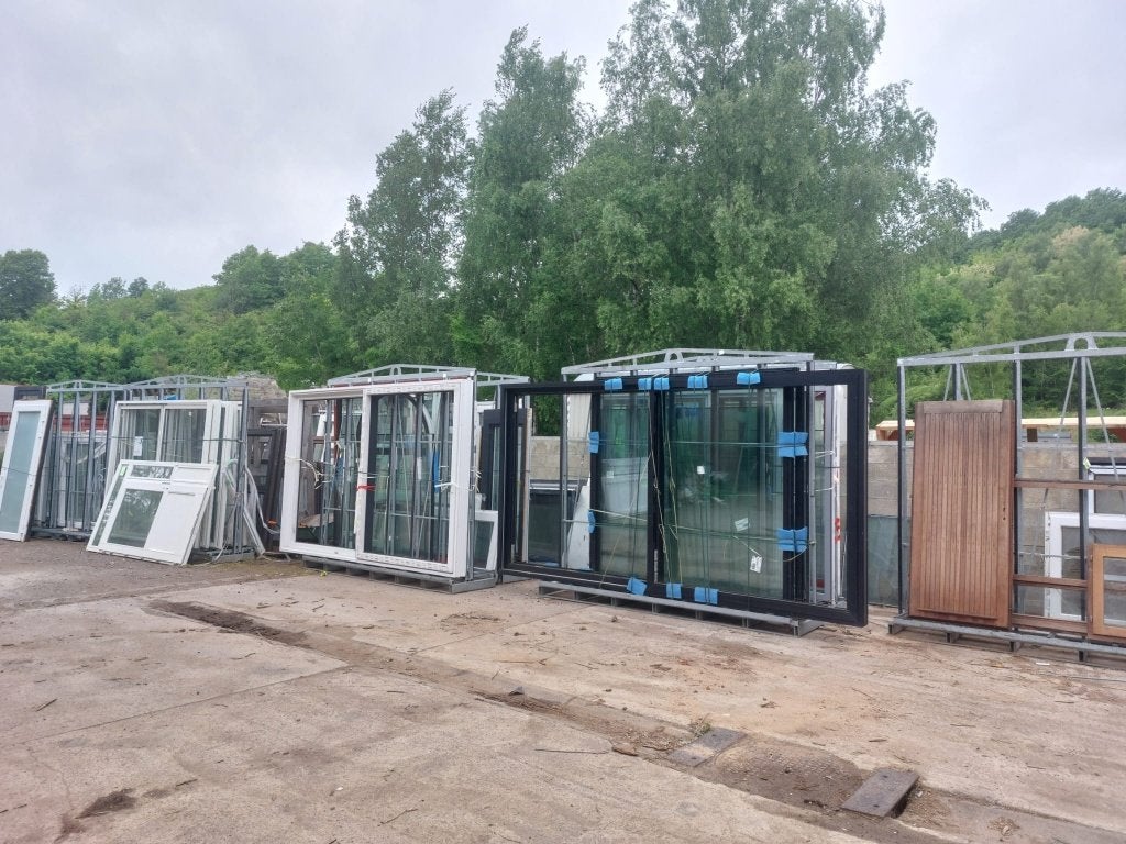 Châssis, porte, porte fenêtre, coulissant, Bricolage & Construction, Comme neuf, Enlèvement, Vitre comprise, Autres types