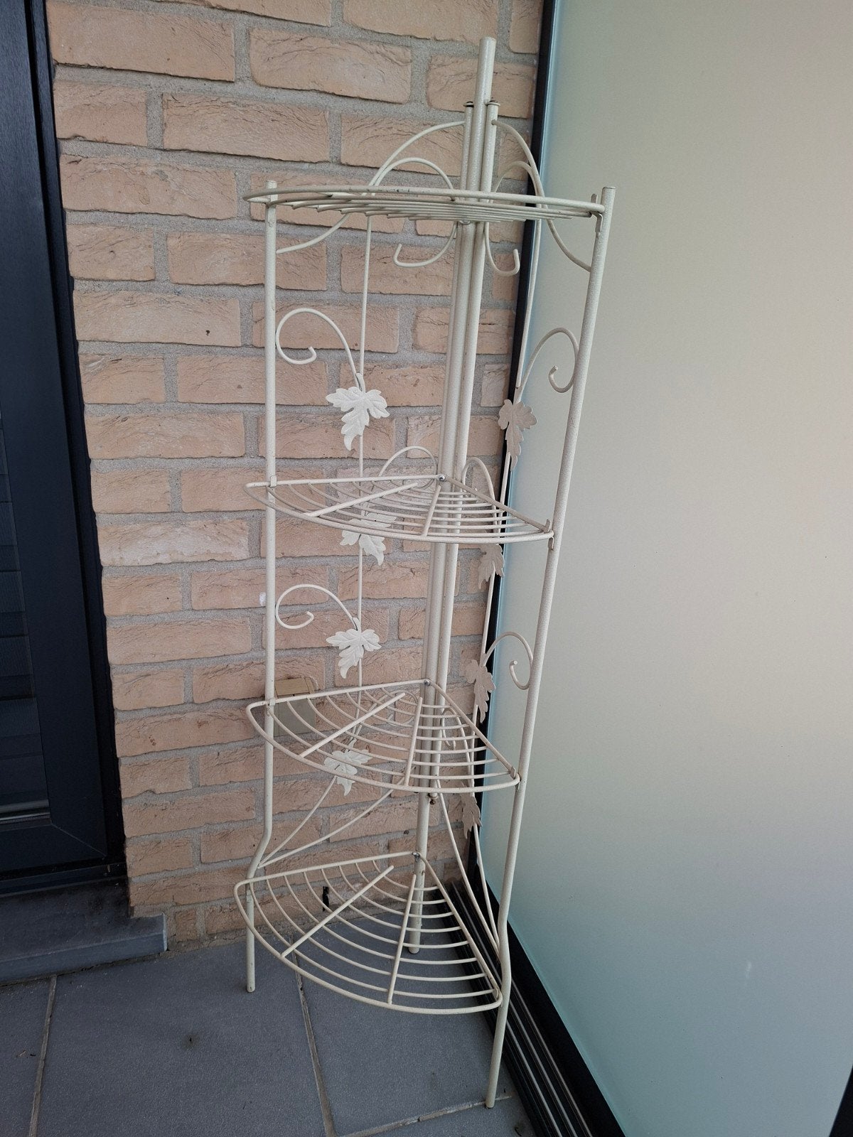 Hoekige ( planten) rek vintage, Ophalen, Metaal
