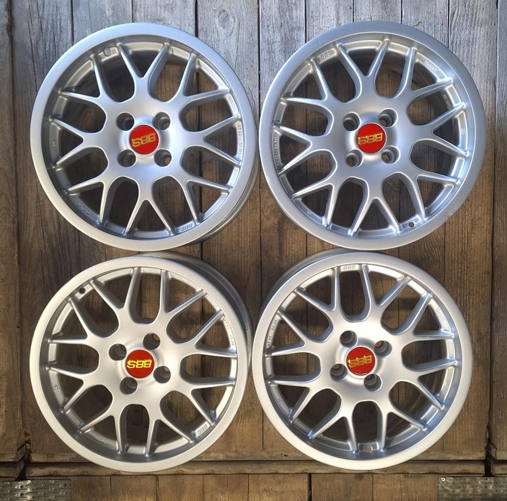 Verkoop of ruil Bbs RX 214 wielen in 4 x 100., Auto-onderdelen, Banden en Velgen, Banden en Velgen, Zomerbanden, 16 inch, 165 mm