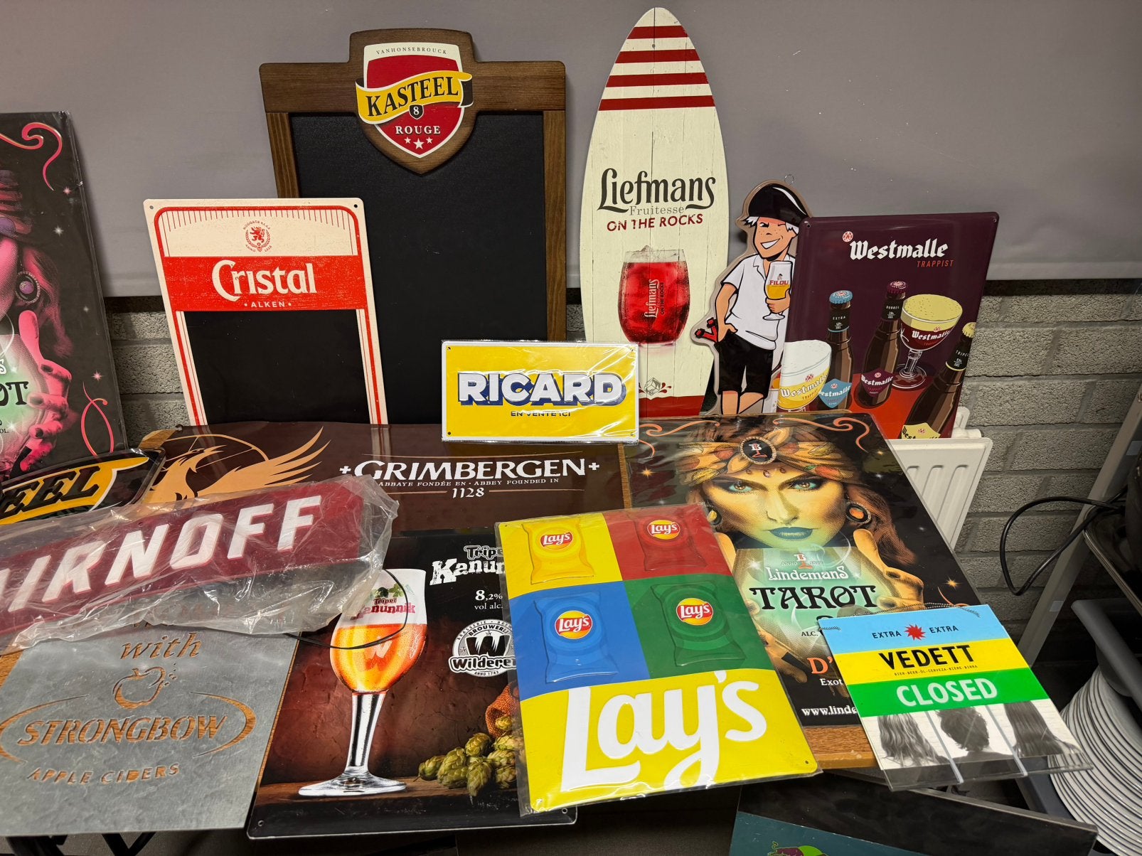 Bier reclame borden, CD & DVD, Enlèvement, Comme neuf