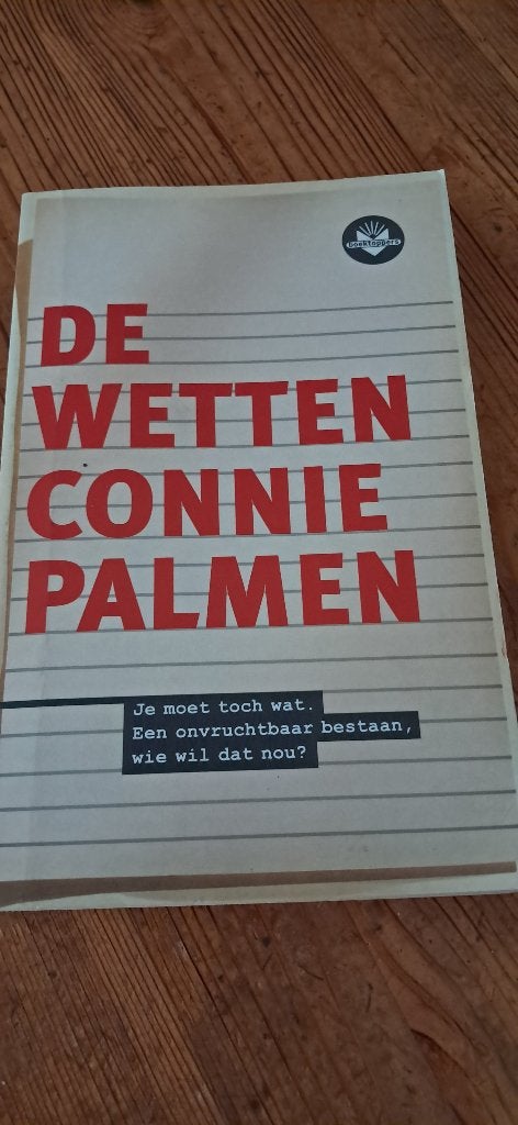 Boek filosofie  ' De wetten ', Nederland, Connie Palmen, Ophalen, Gelezen