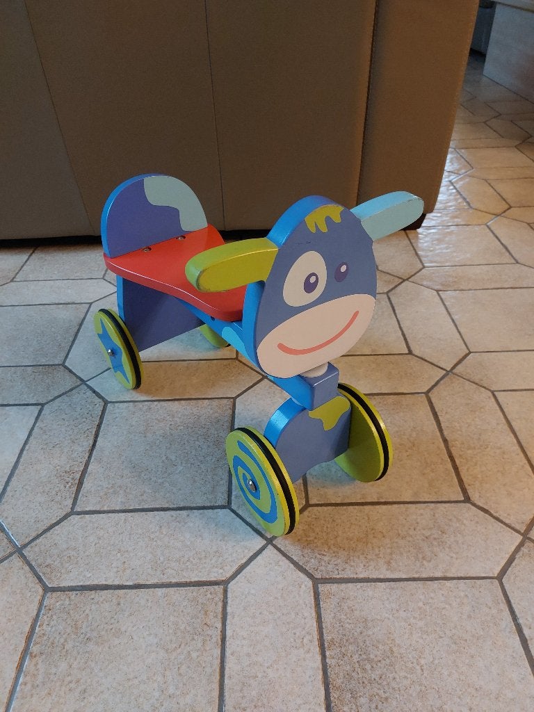 Leuk, houten Boikido loopfietsje, Ophalen, Gebruikt