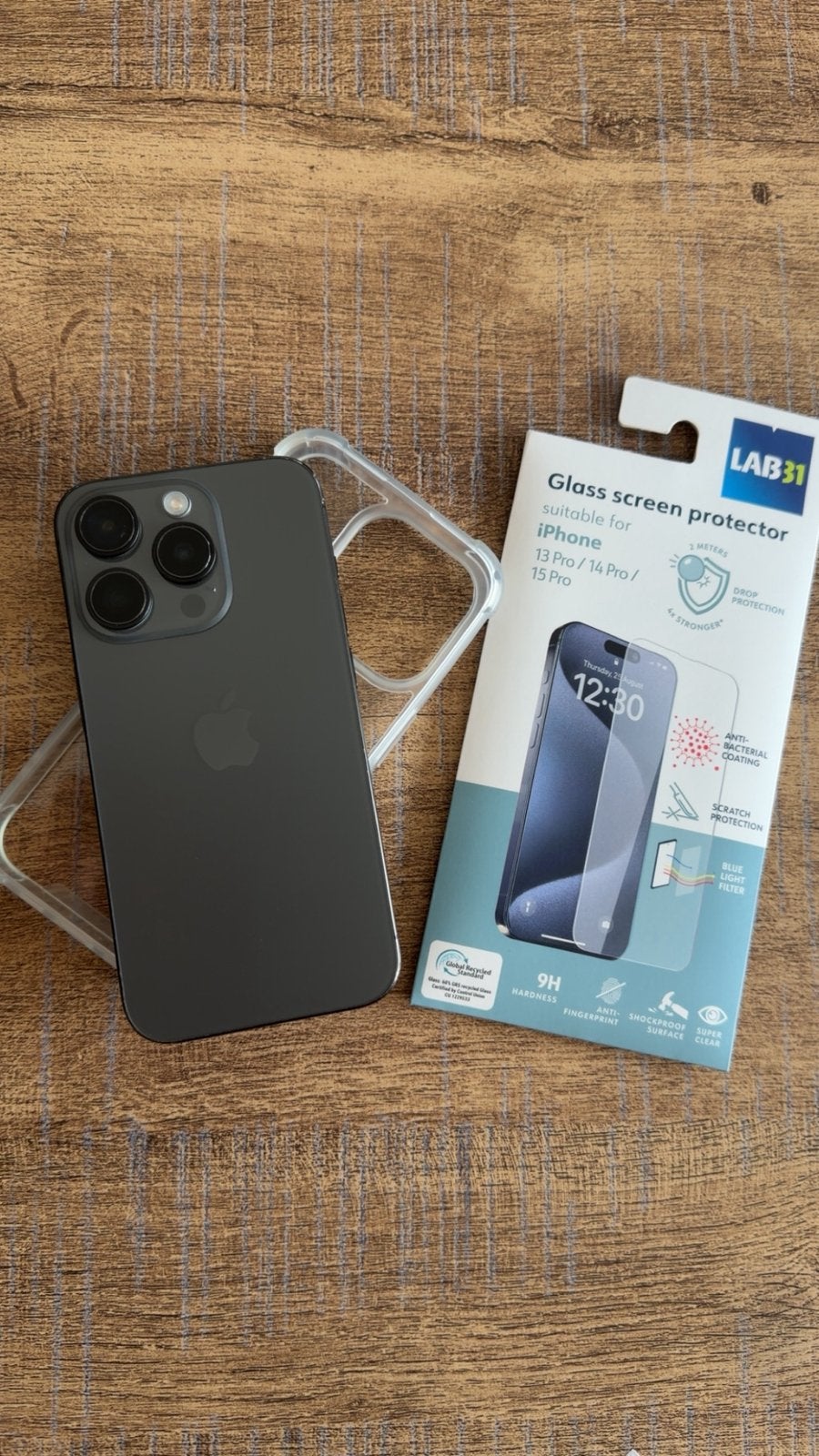 Iphone 15 pro, Zwart, Ophalen of Verzenden, Zo goed als nieuw, Metaal