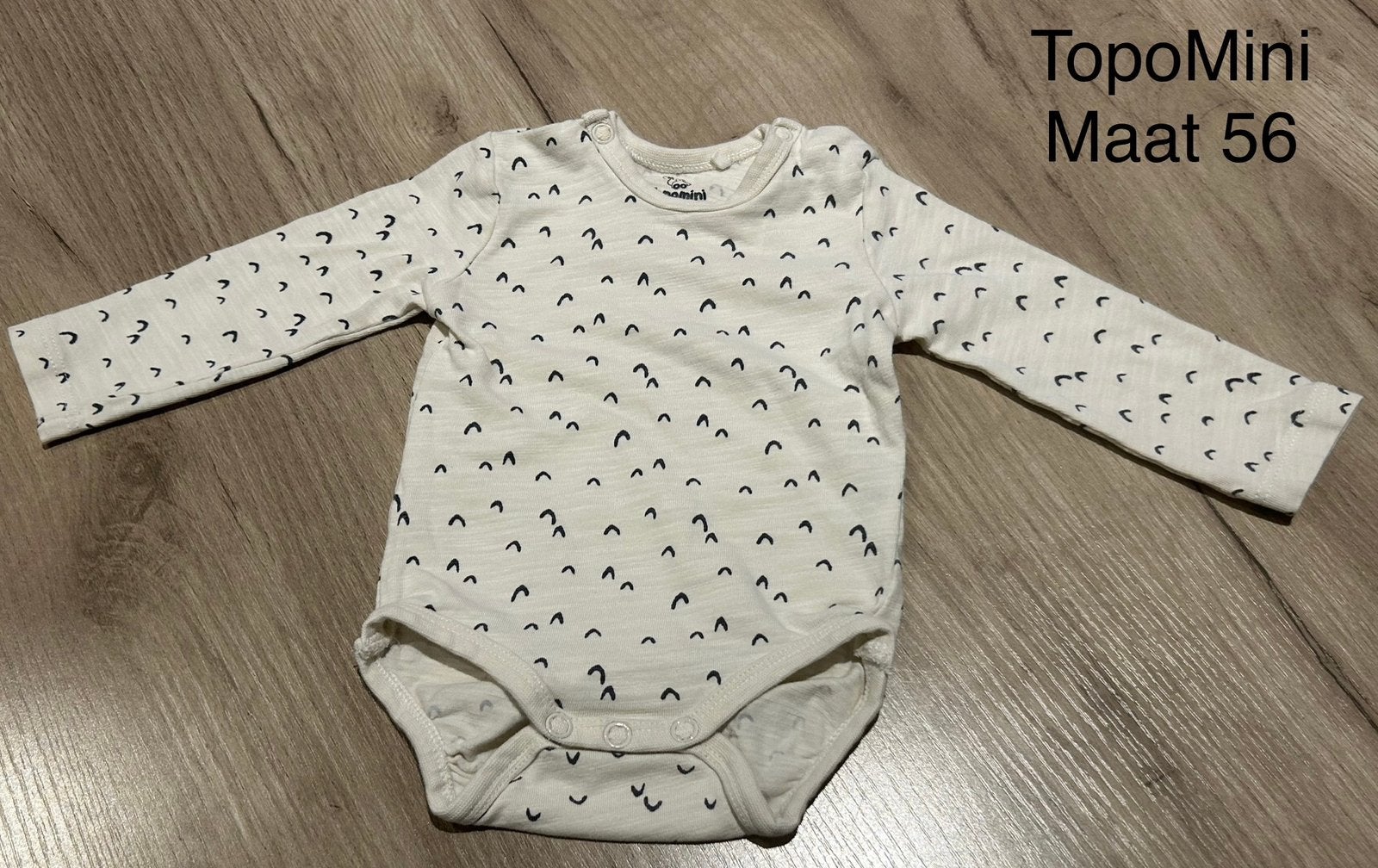 Romper met boogjes (TopoMini, maat 56), Enfants & Bébés, Vêtements de bébé | Taille 56, Enlèvement ou Envoi, Comme neuf