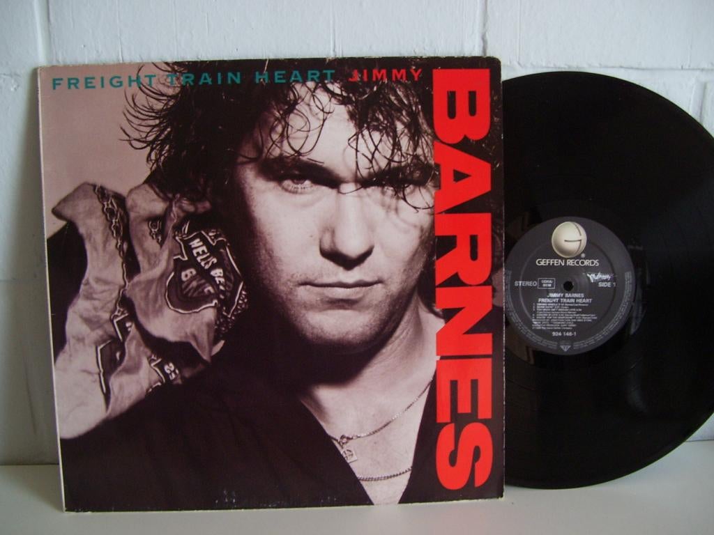 JIMMY BARNES  freight train heart, CD & DVD, Vinyles | Rock, Utilisé, Rock and Roll, 12 pouces, Enlèvement ou Envoi