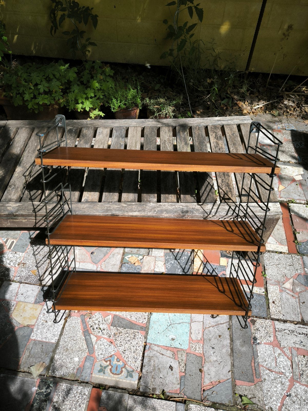 Vintage bruin Tomado wandrek, Ophalen