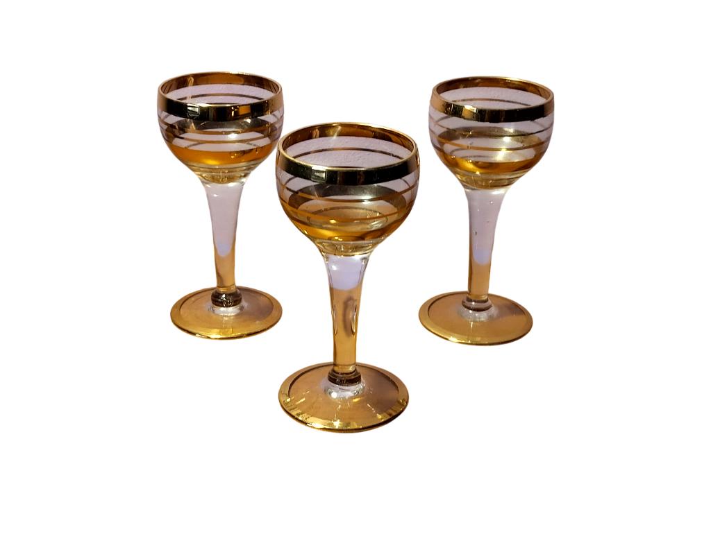 3 verres à gouttes vintage, Enlèvement