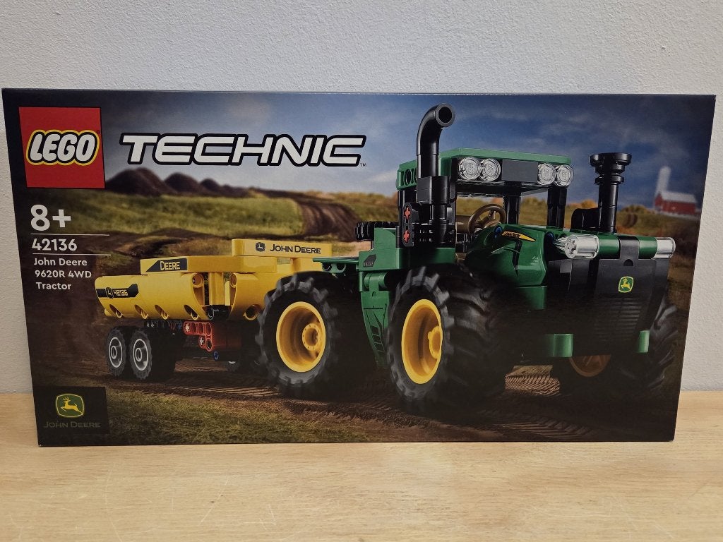 (GESEALD) Lego 42136 John Deere 9620R 4WD Tractor, Ongeopend/sealed, Lego, Nieuw, Ophalen of Verzenden