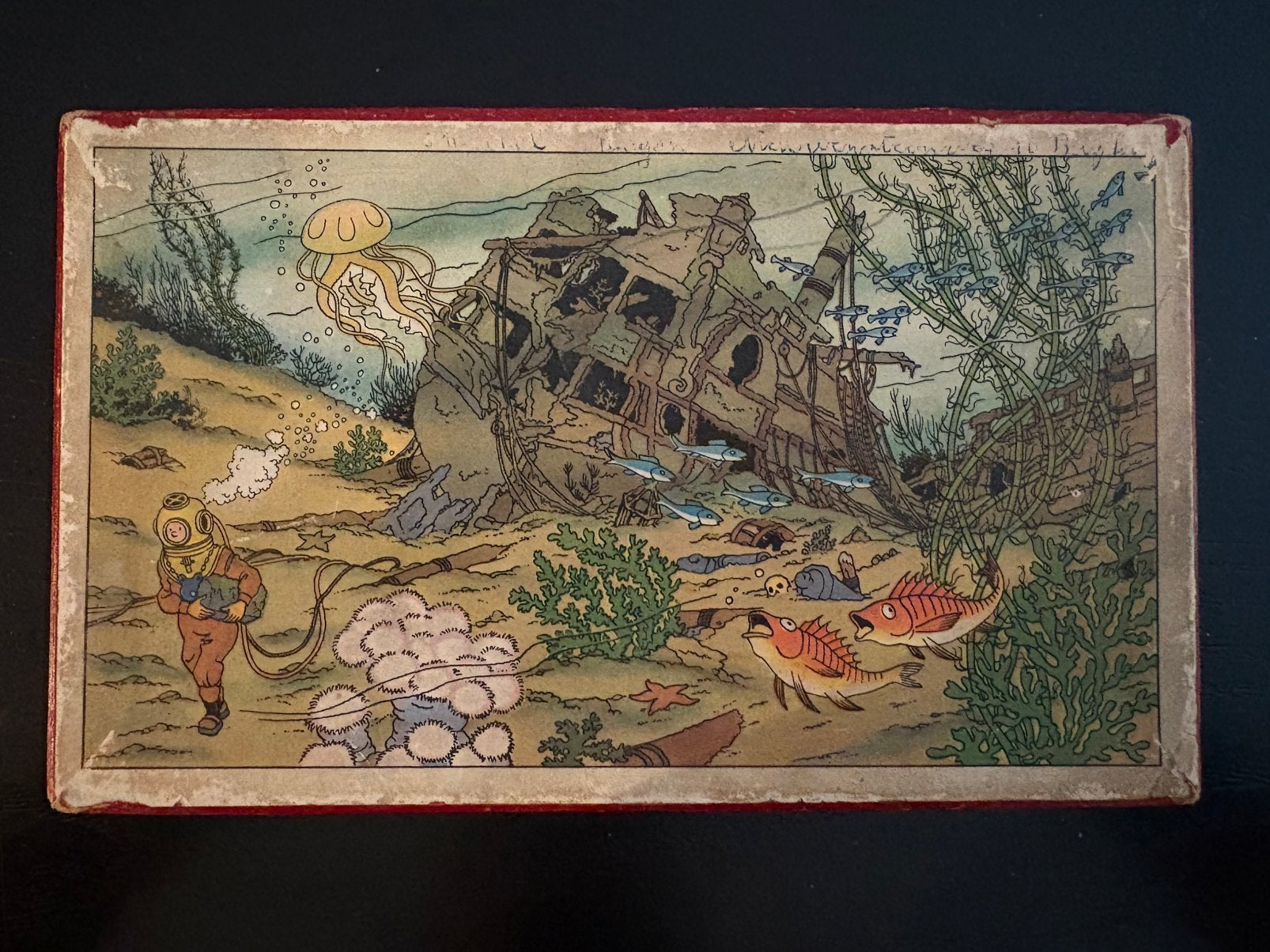 Kuifje Tintin puzzel puzzle jaren ‘50, Verzenden, Gelezen