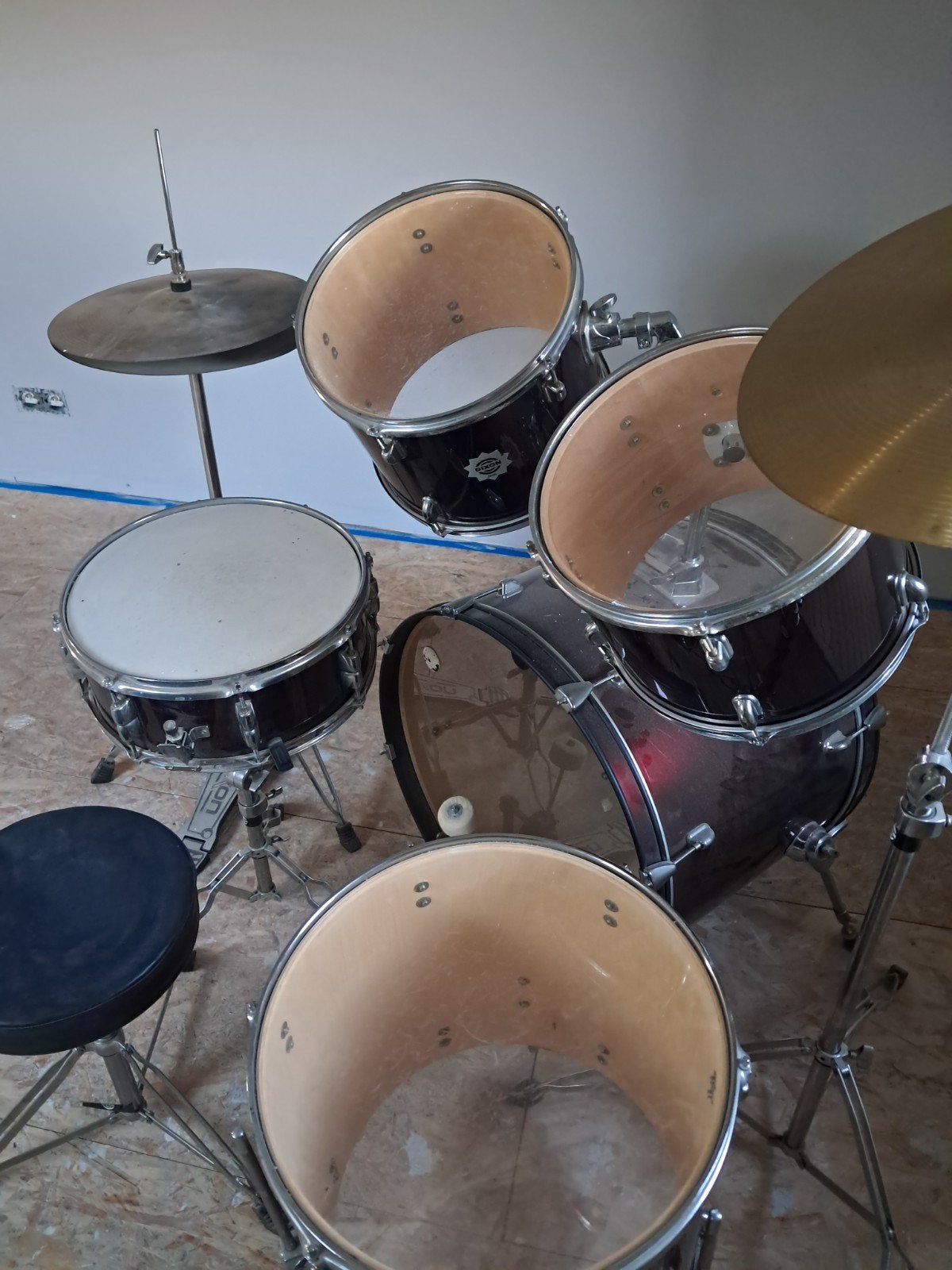 Lot de deux batteries Acoustique et Électronique., Muziek en Instrumenten, Ophalen, Gebruikt, Yamaha, Elektronisch